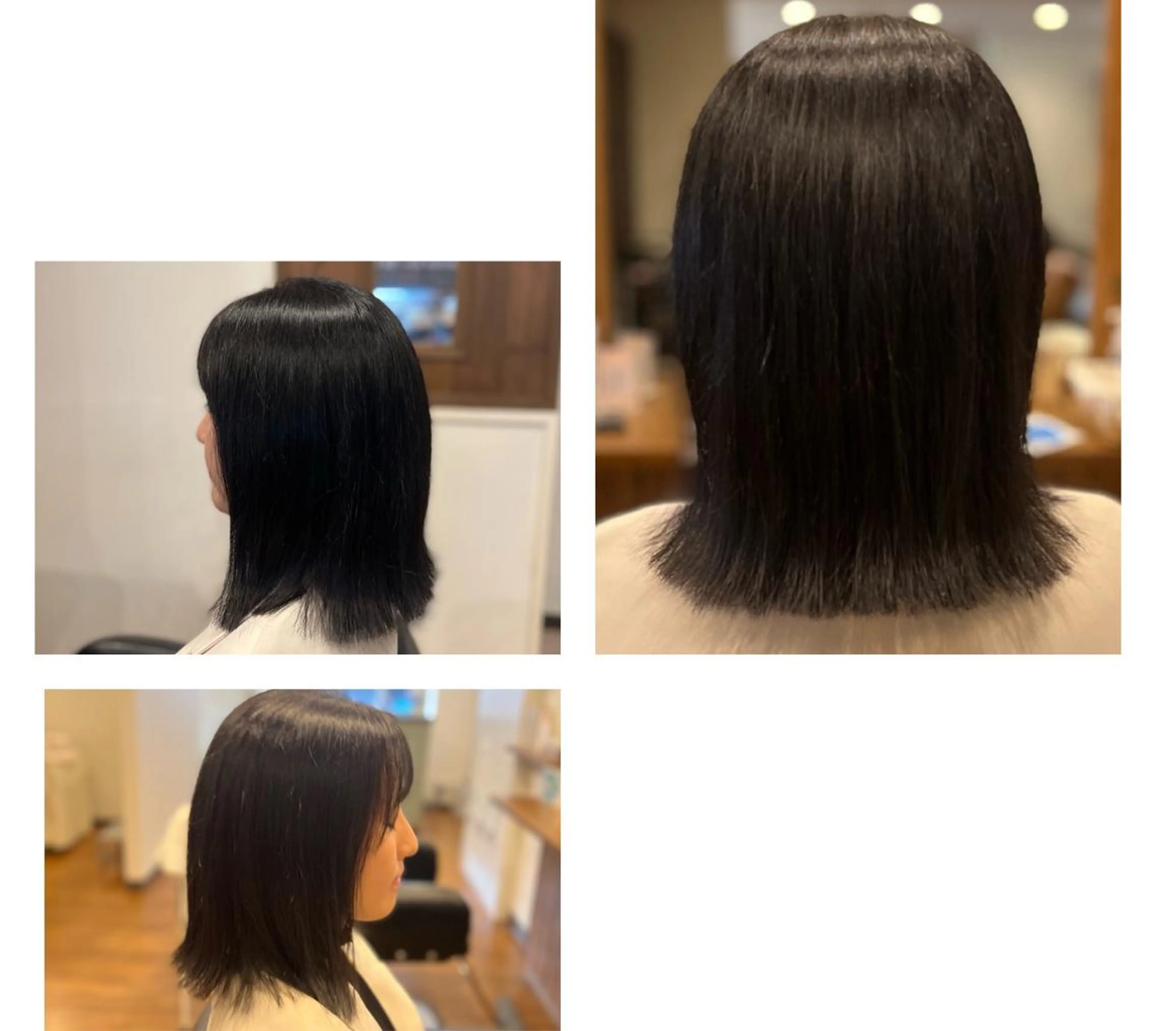 ミディアム 馬場 麻奈美のヘアスタイル