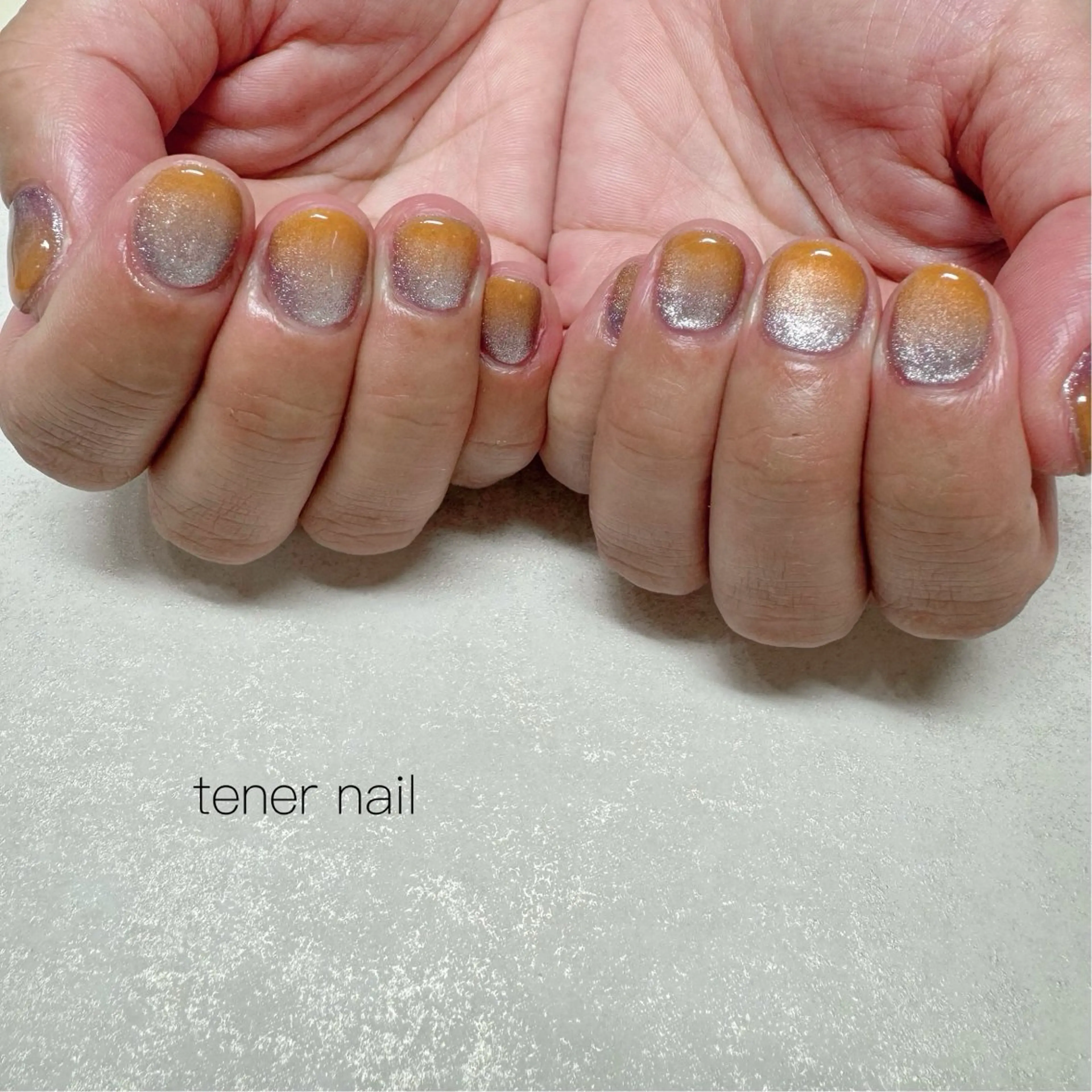 ネイル グラデーション マグネットネイル ハンドネイル テネルネイル tener nailのネイルデザイン