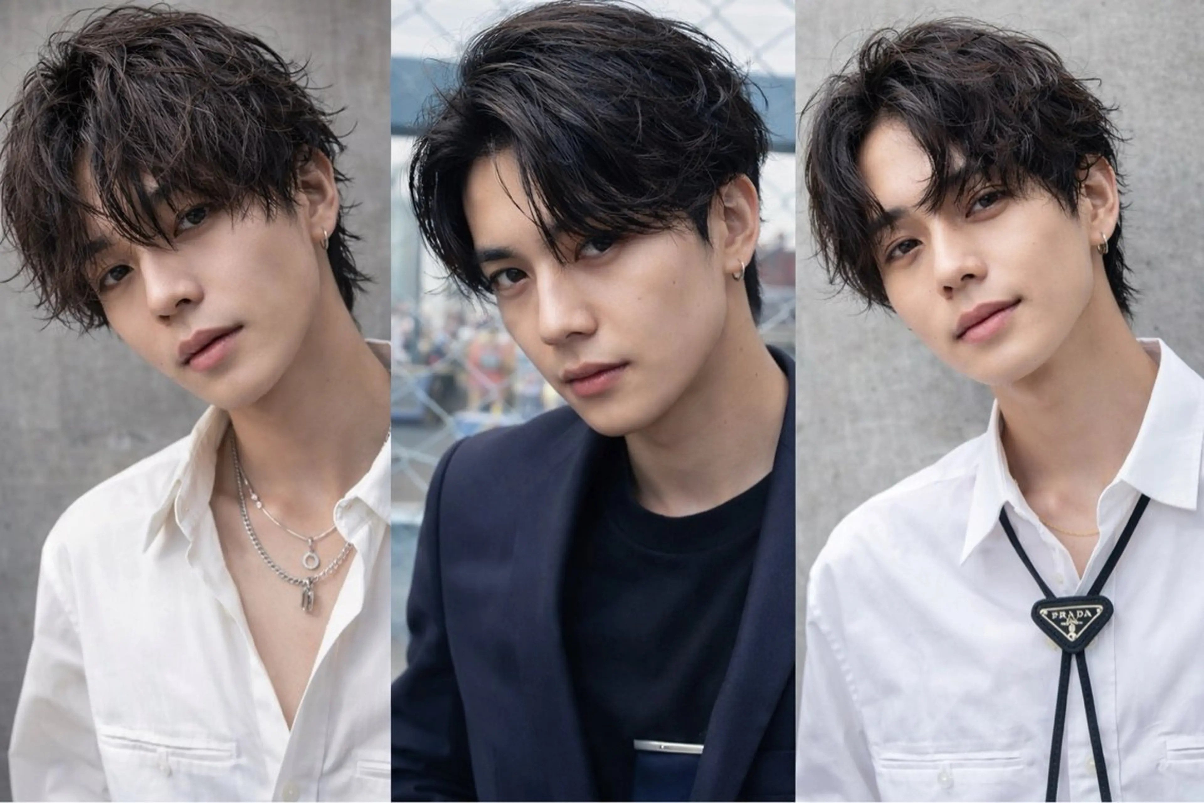 メンズ カット パーマ シャドウ/フェザー ニュアンスヘアメンズのヘアスタイル