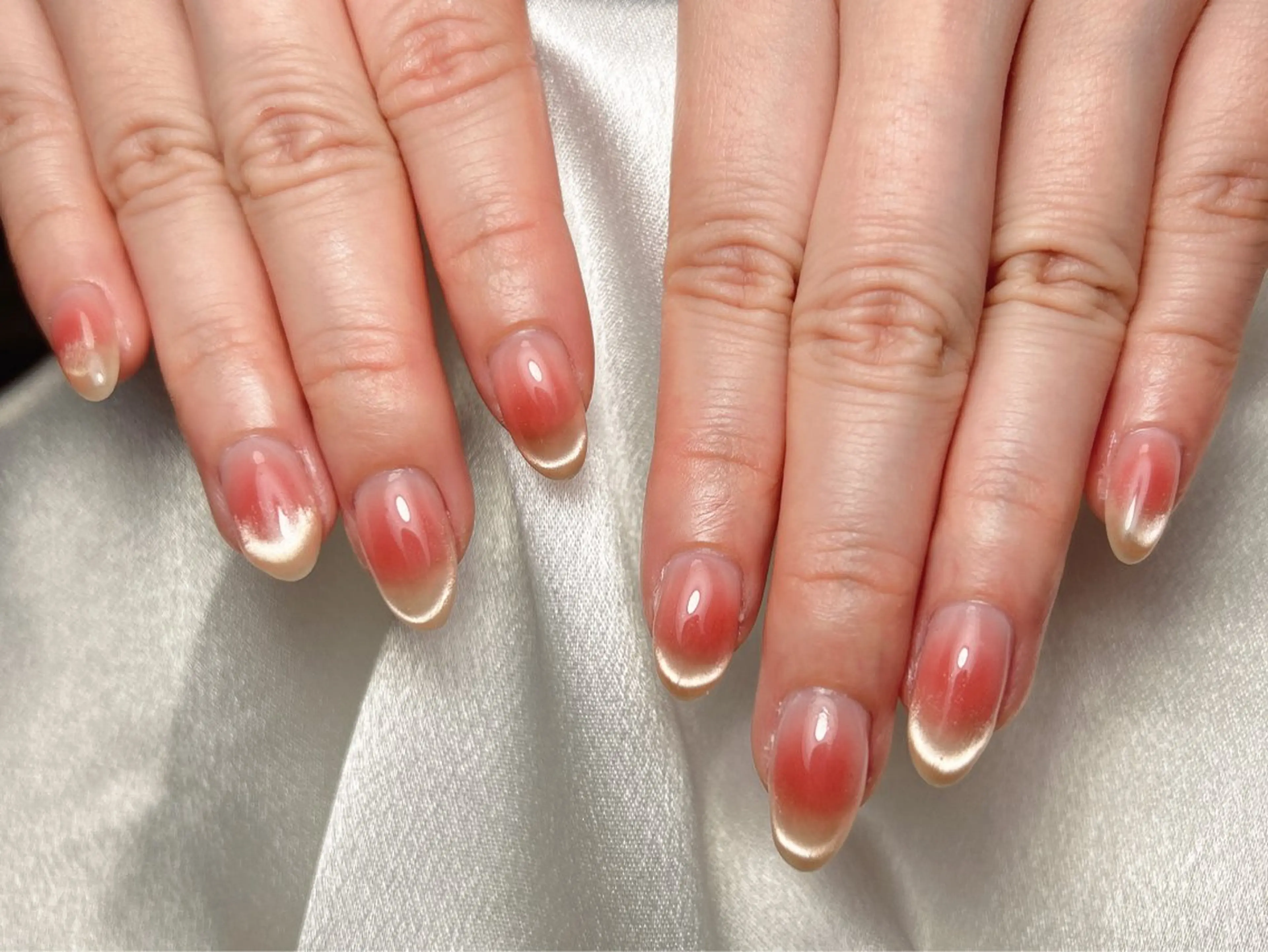 ネイル ハンドネイル ❤️ aura❤️のネイルデザイン