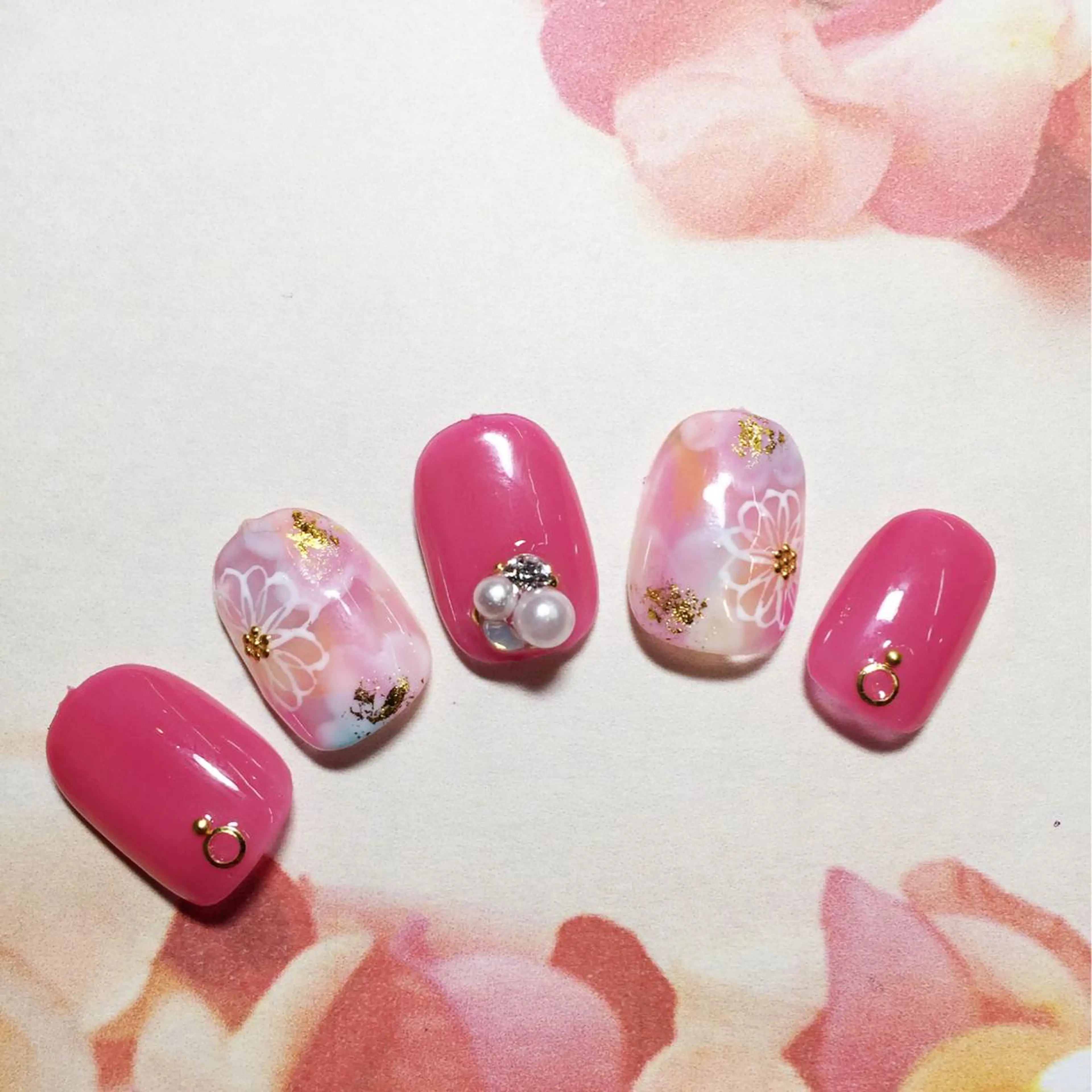 ネイル みよし市 nail salon*pomnal.co所属・Shimada Harukaのネイルデザイン