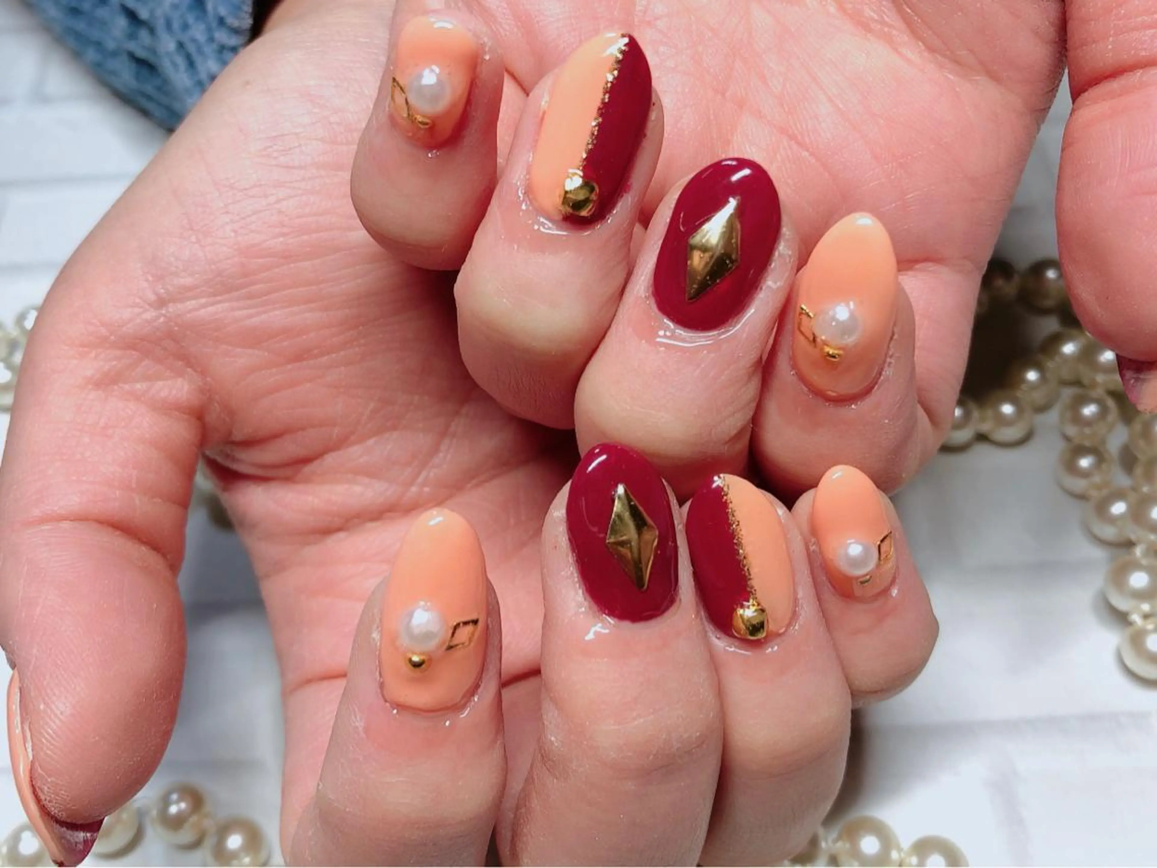 ネイル ピンク ハンドネイル ハンドケア ネイル･脱毛サロン HARRYSのエステ・リラクイメージ