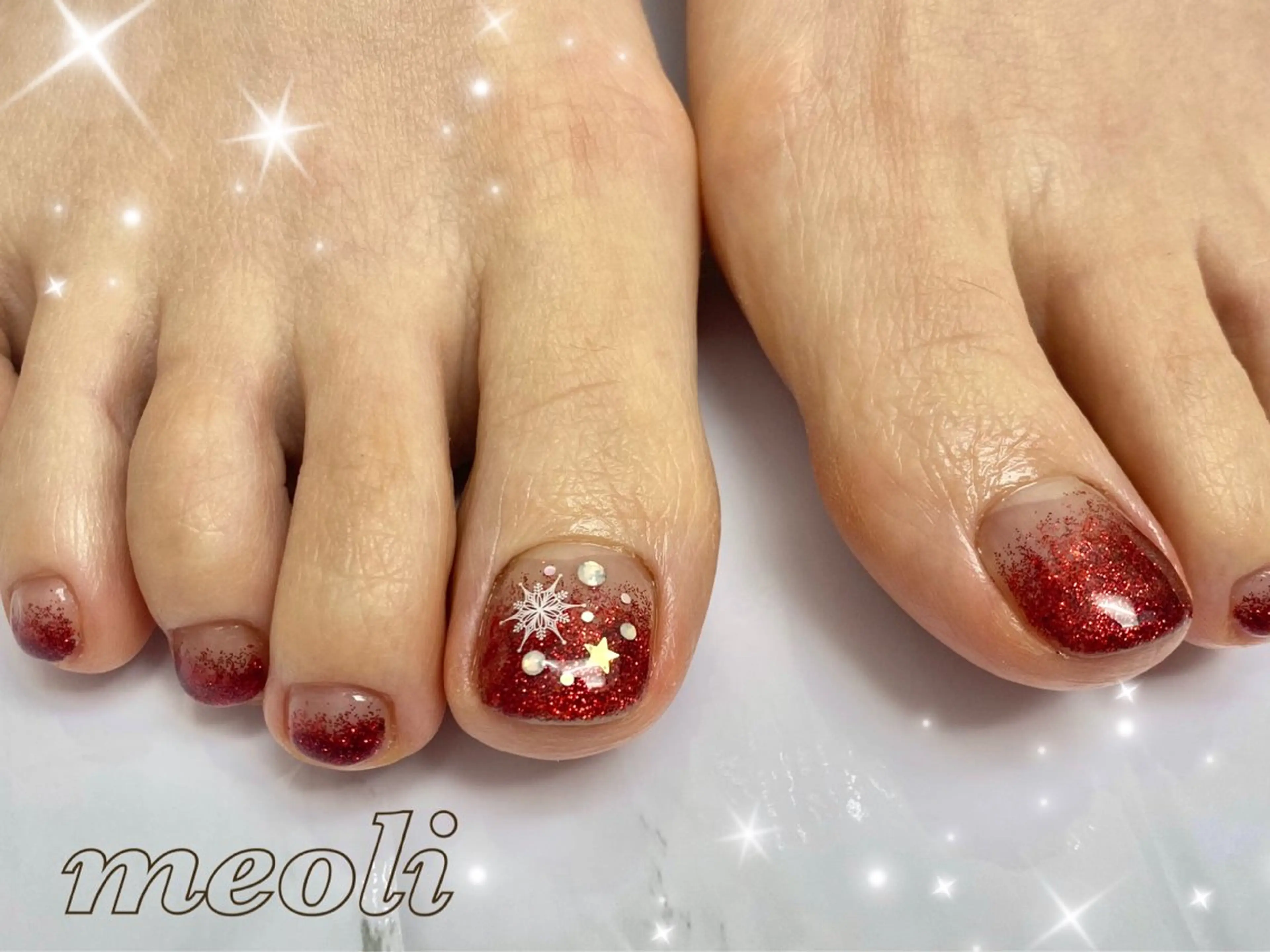 ネイル フットネイル nail salon meoli メグのネイルデザイン