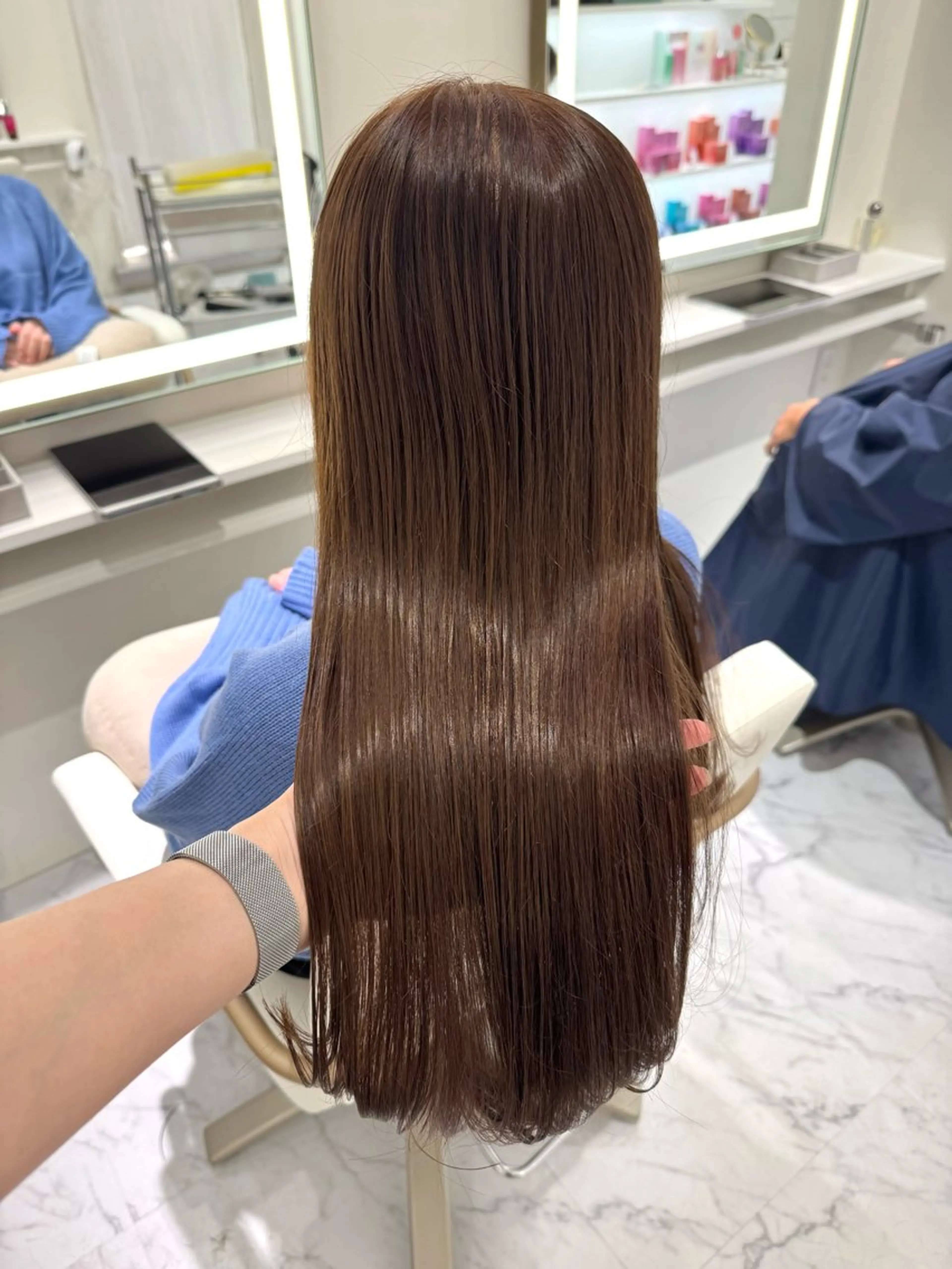 ロング カラー ParveMix🍀 藤原愛未のヘアスタイル