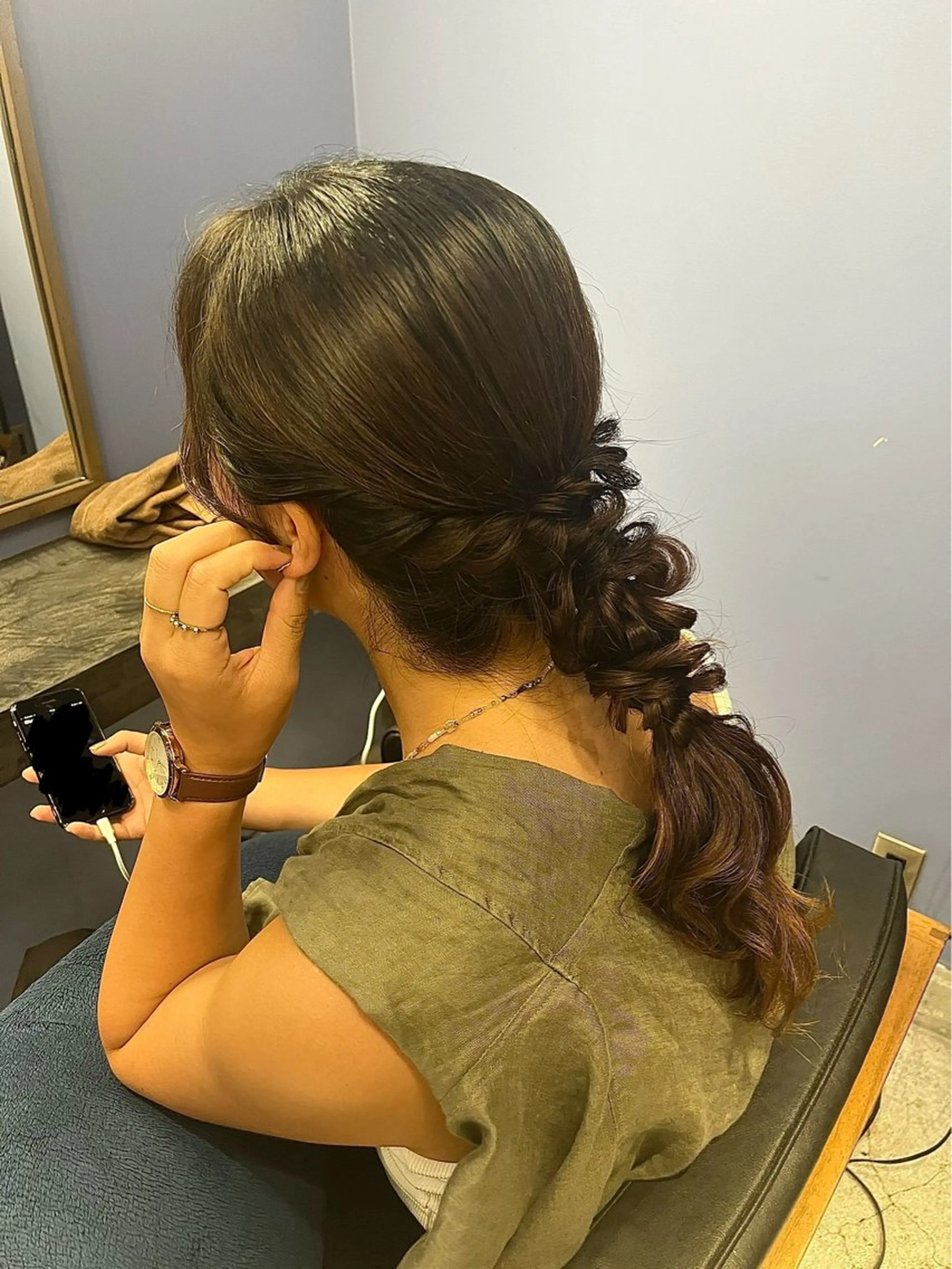 ロング ヘアアレンジ ヘアセット 〖❁ちひろ| LEONID❁〗のヘアスタイル