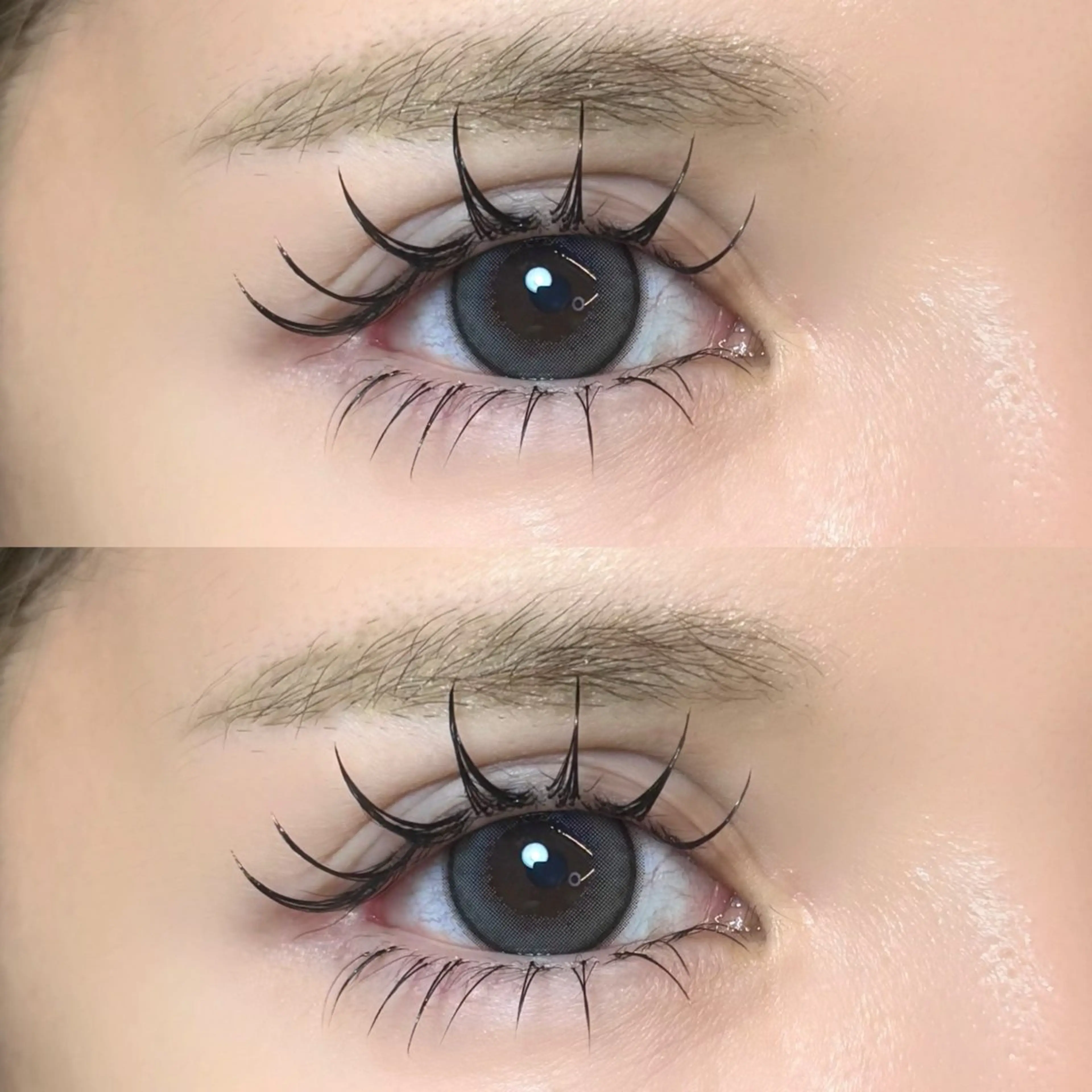 マツエク・マツパ 束感まつ毛 韓国風マツエク 下まつげエクステ マツエク ⚡️ramu⚡️ 似合わせマツエク💞のマツエク・マツパデザイン