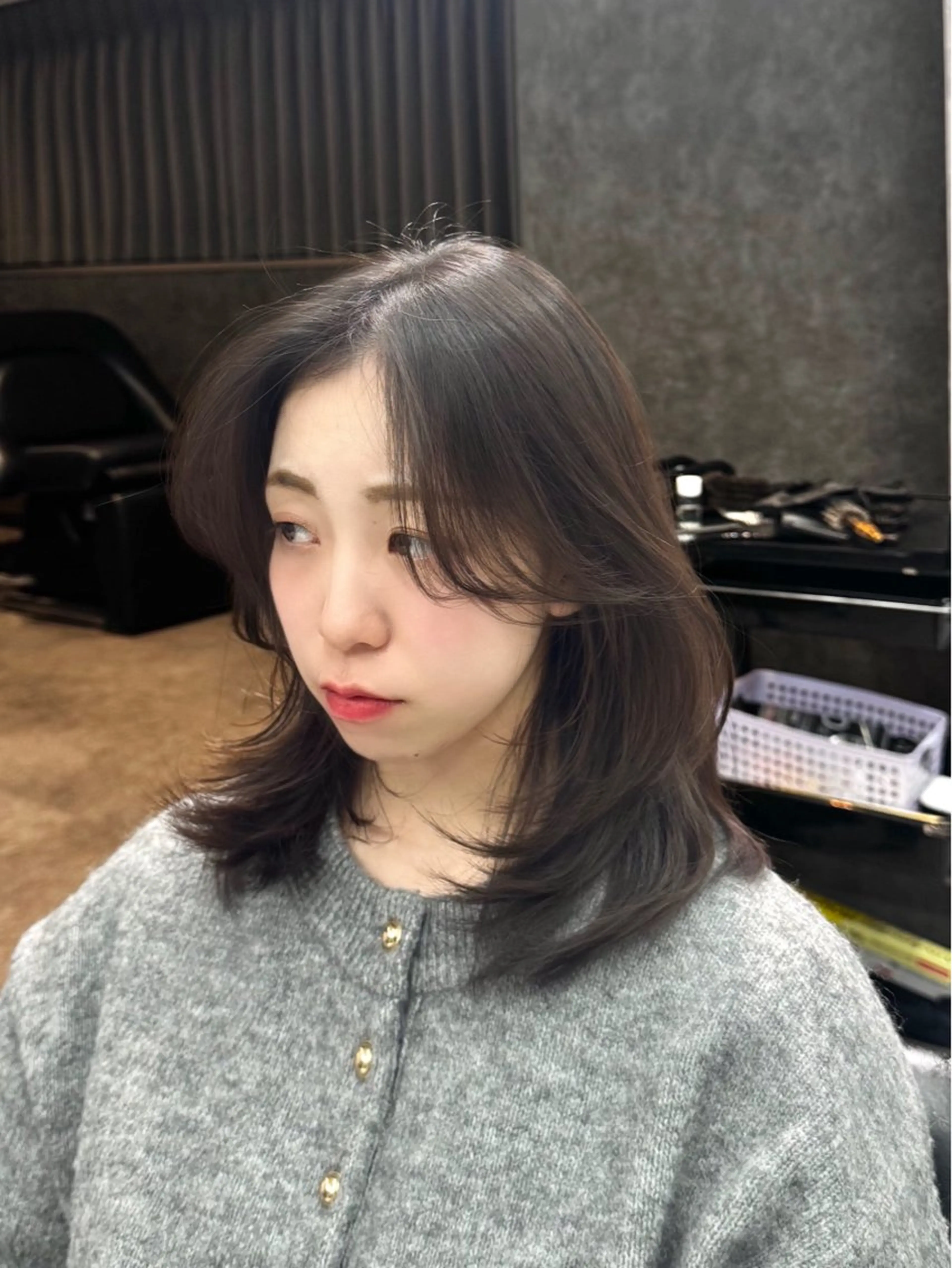 カラー カット ヘアカラー 新宿/顔周りカット/ レイヤー/がっきーのヘアスタイル