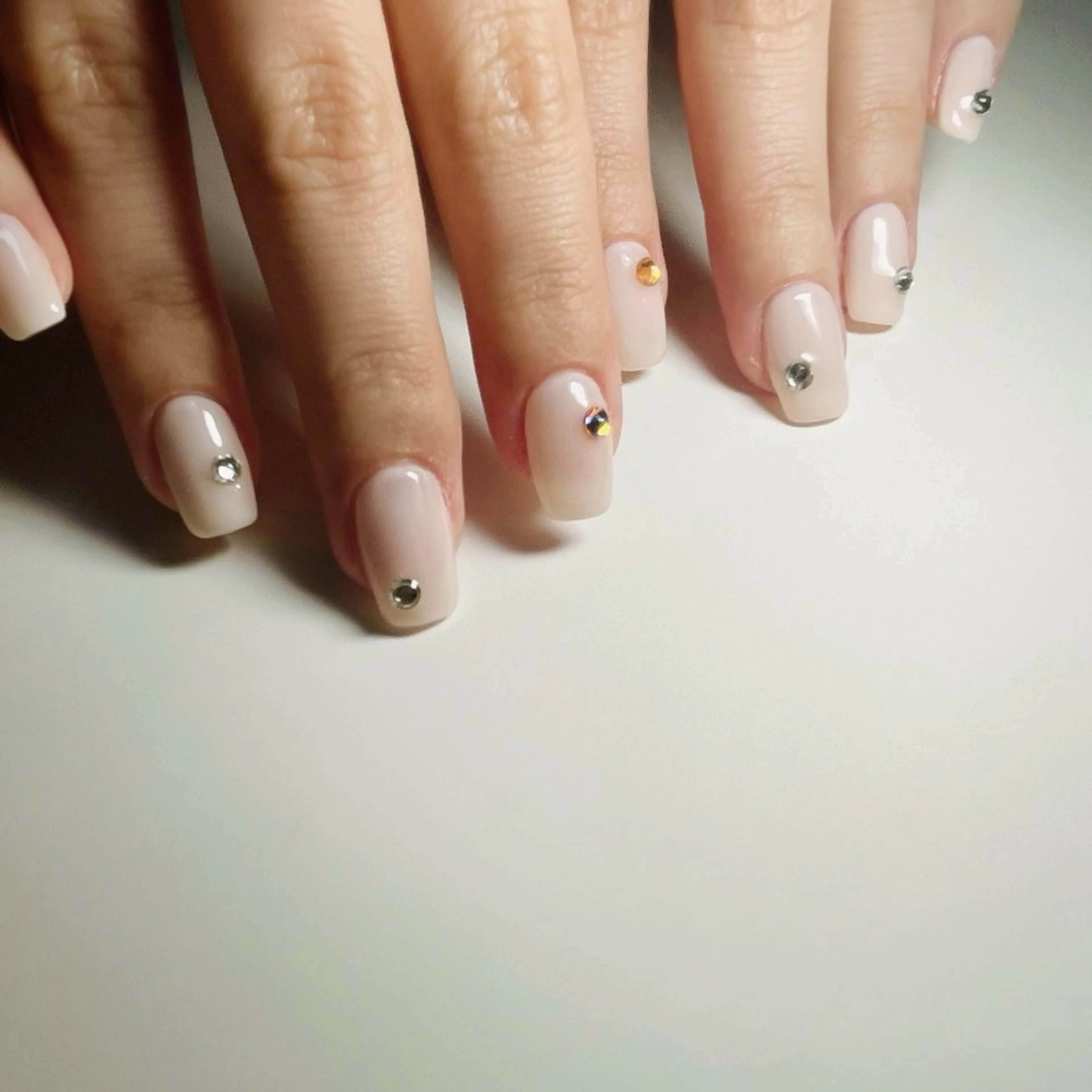 【littleart simplecourse】ワンカラーorラメグラ(ストーン10粒) ラメ、ホイルetc2本の写真