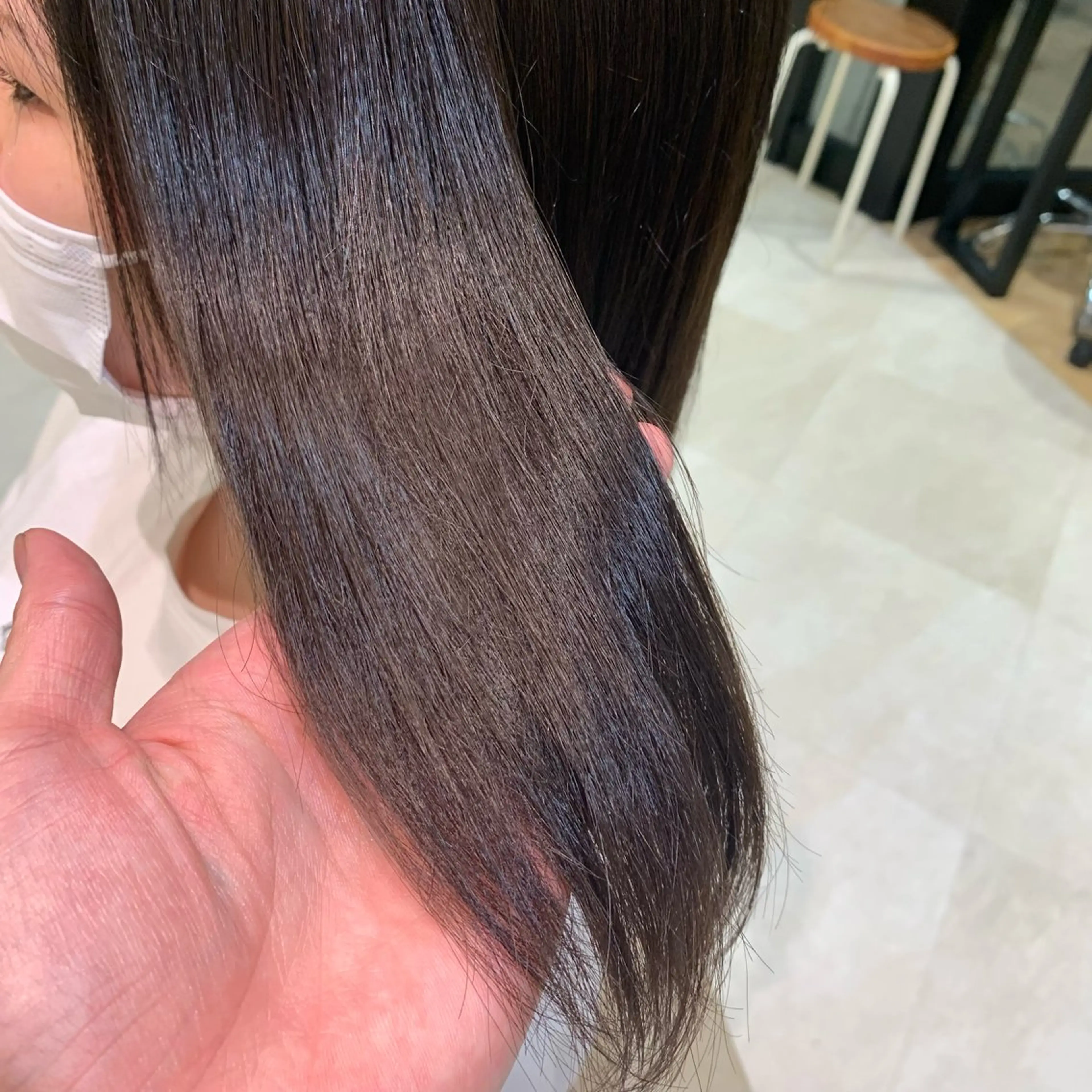 ミディアム フェザー/ニュアンス パーマ/ryutoのヘアスタイル