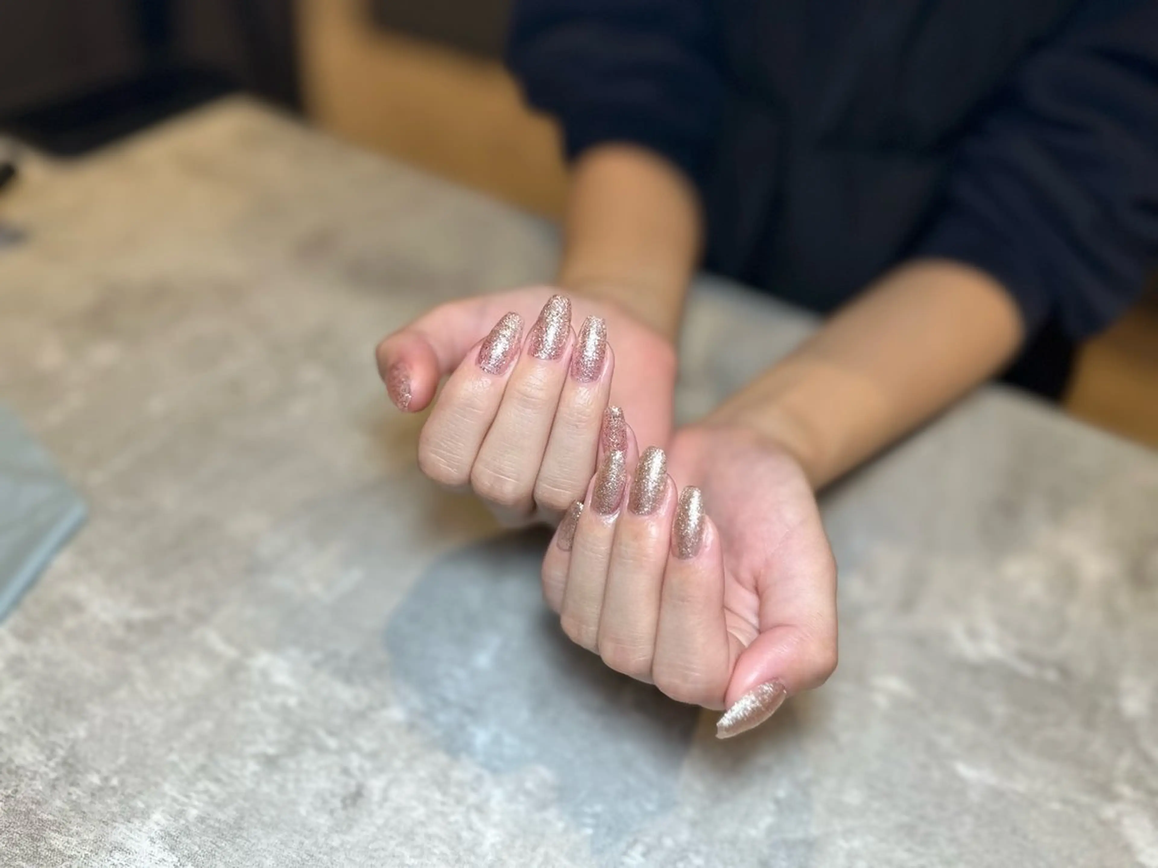 【ジェル】ハンドワンカラー（オフ無し）の写真