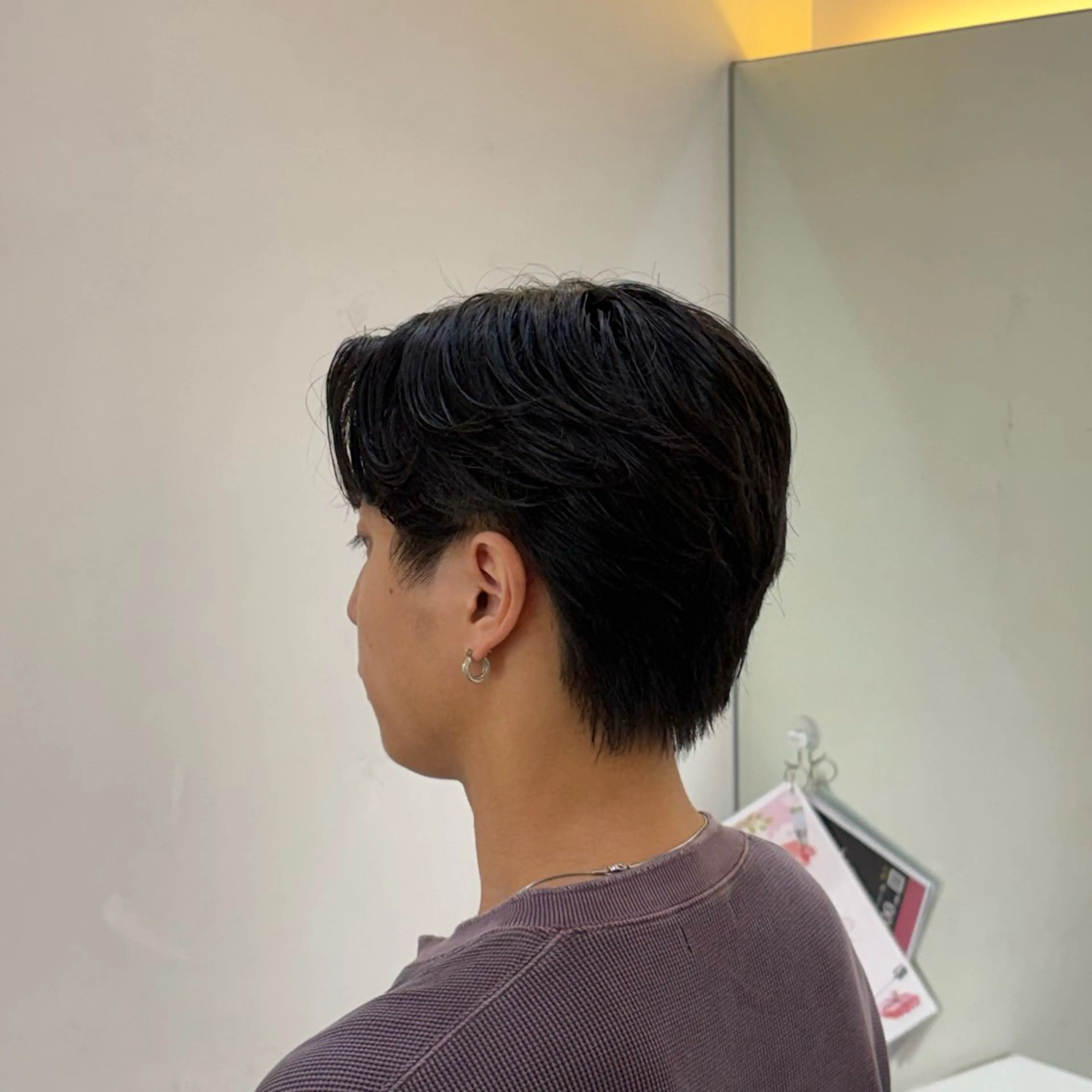 カラー メンズ センターパート カット パーマ 🔥メンズ特化🔥 短髪パーマzionのヘアスタイル