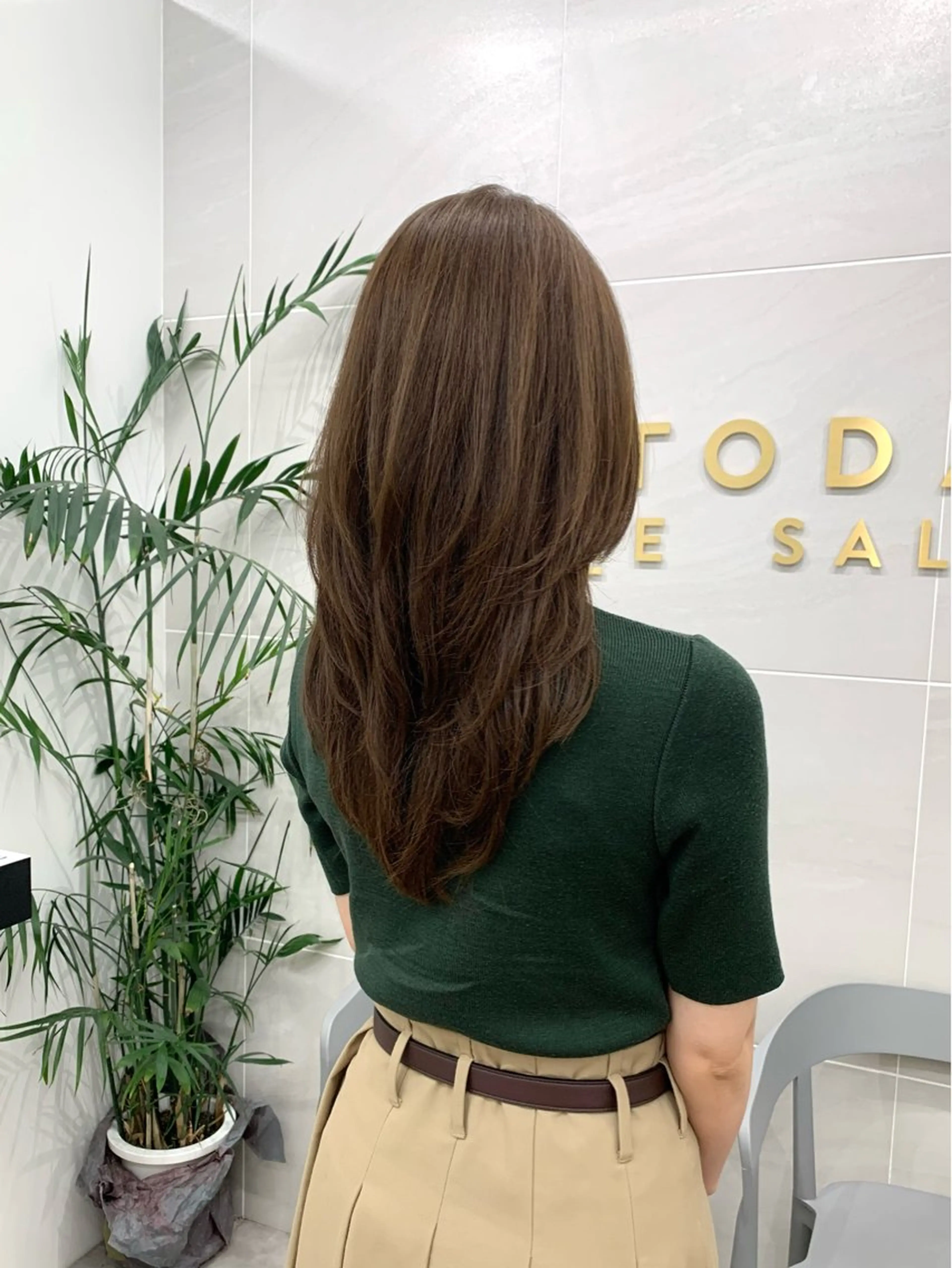 ロング カラー レイヤーカット ロング カット ヘアカラー ヘッドスパ 本格ヘッドスパ🌿 ×ヘア　佐藤のヘアスタイル