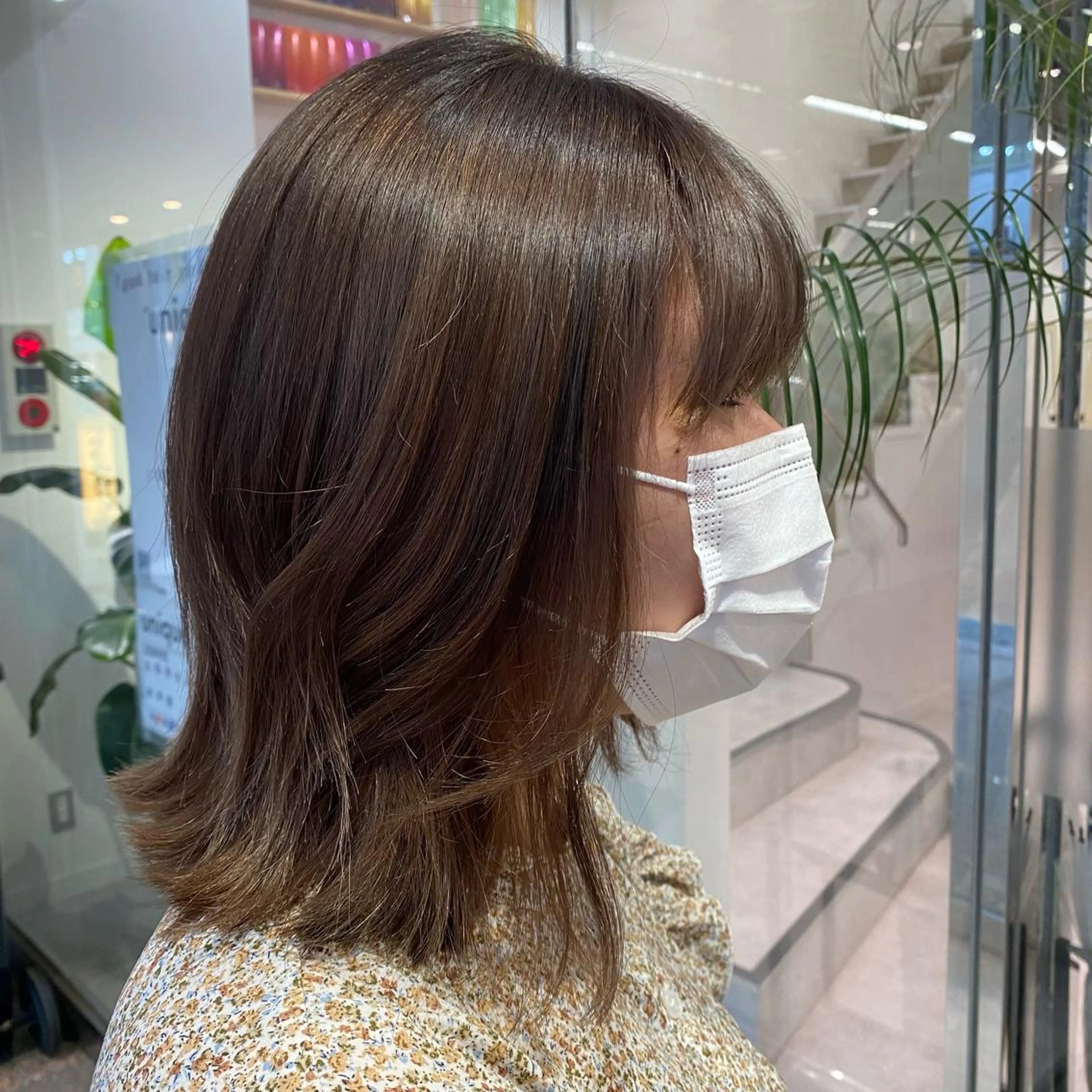 ミディアム ヘアカラー 透明感カラー/ボブ / MARIE🍇のヘアスタイル