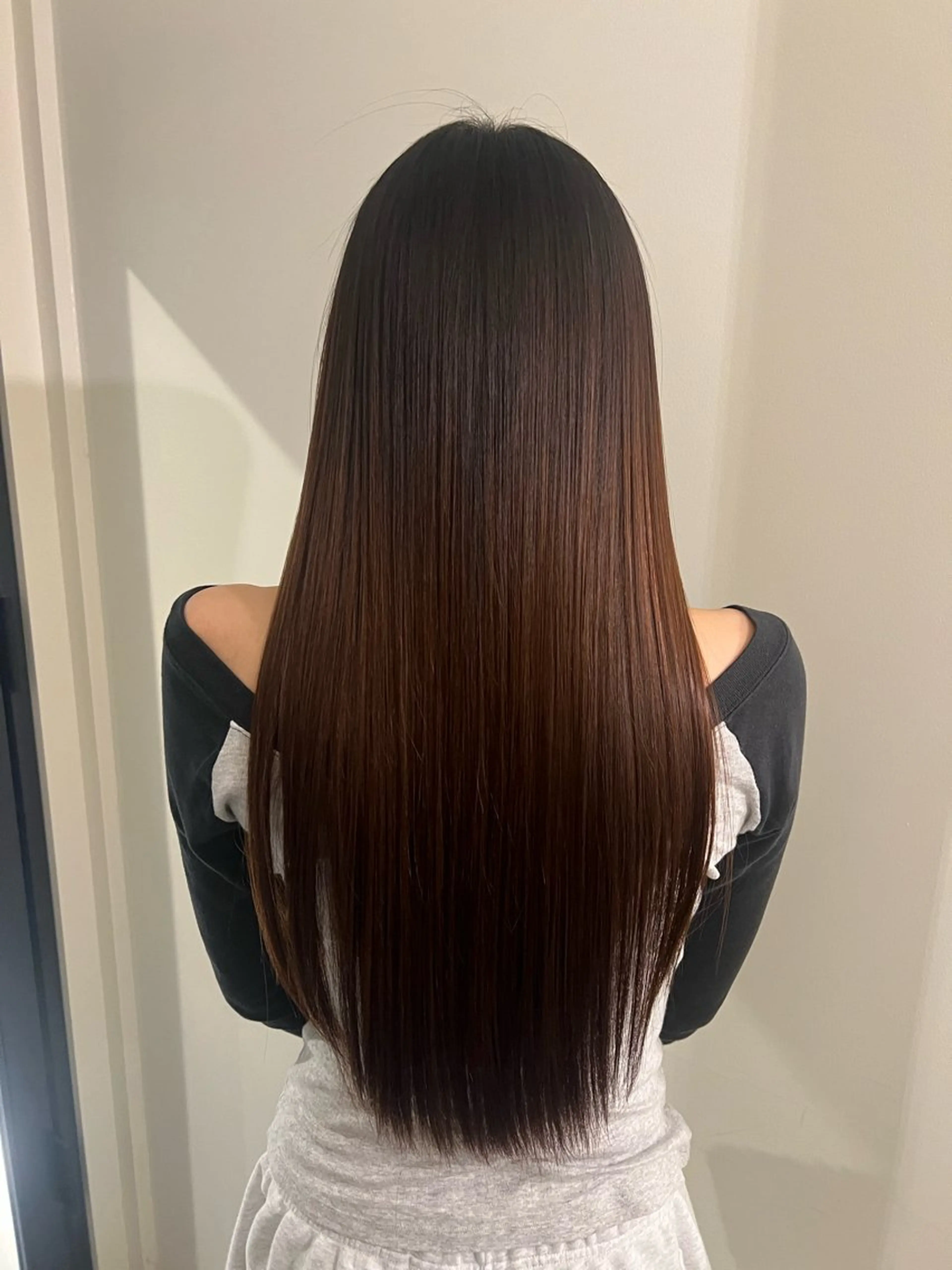 ロング 髪質改善 トリートメント カット トリートメント 工藤 梨花のヘアスタイル