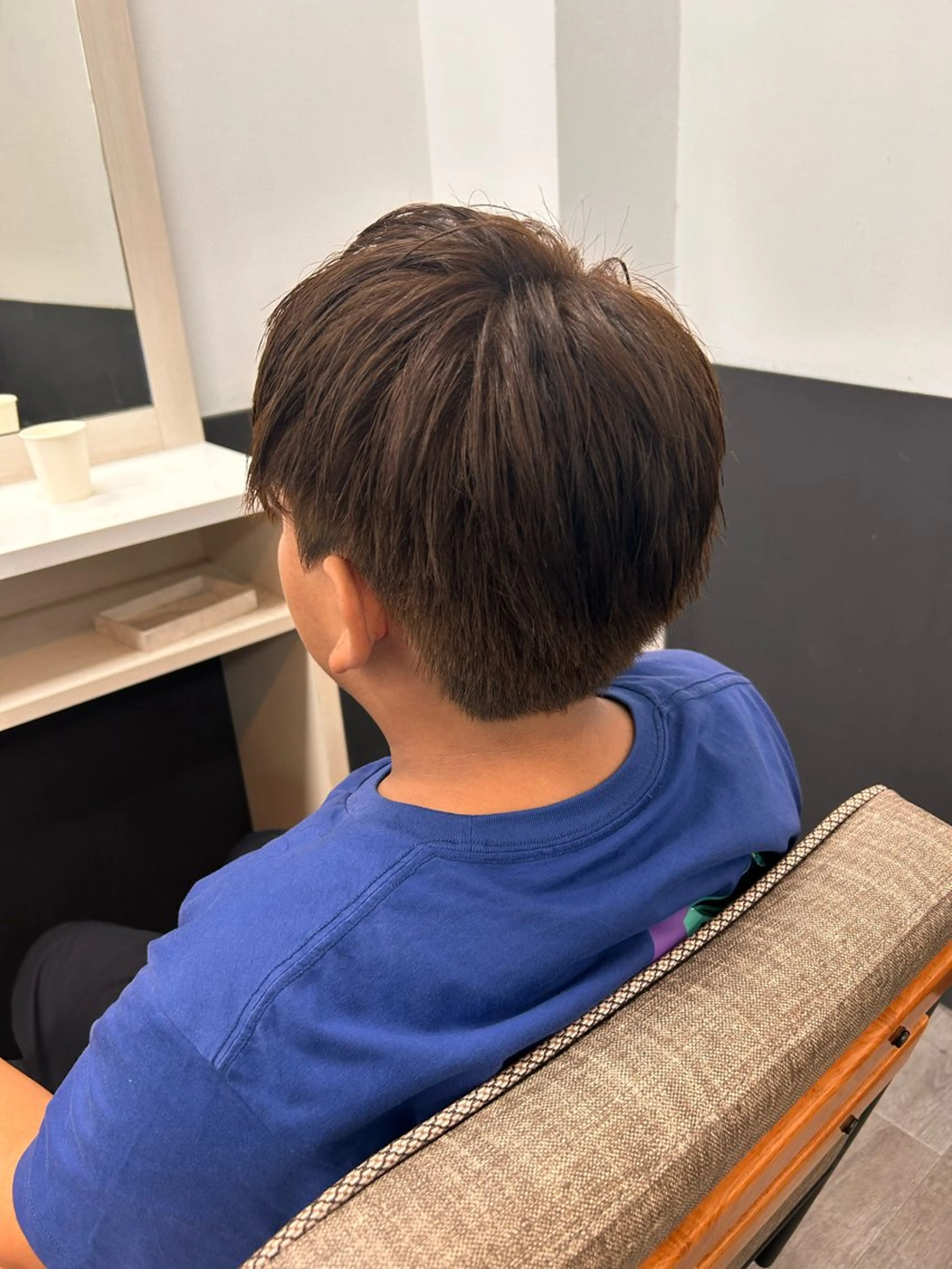 メンズ 艶髪カラー┊︎ レイヤーボブ🍀きりのヘアスタイル