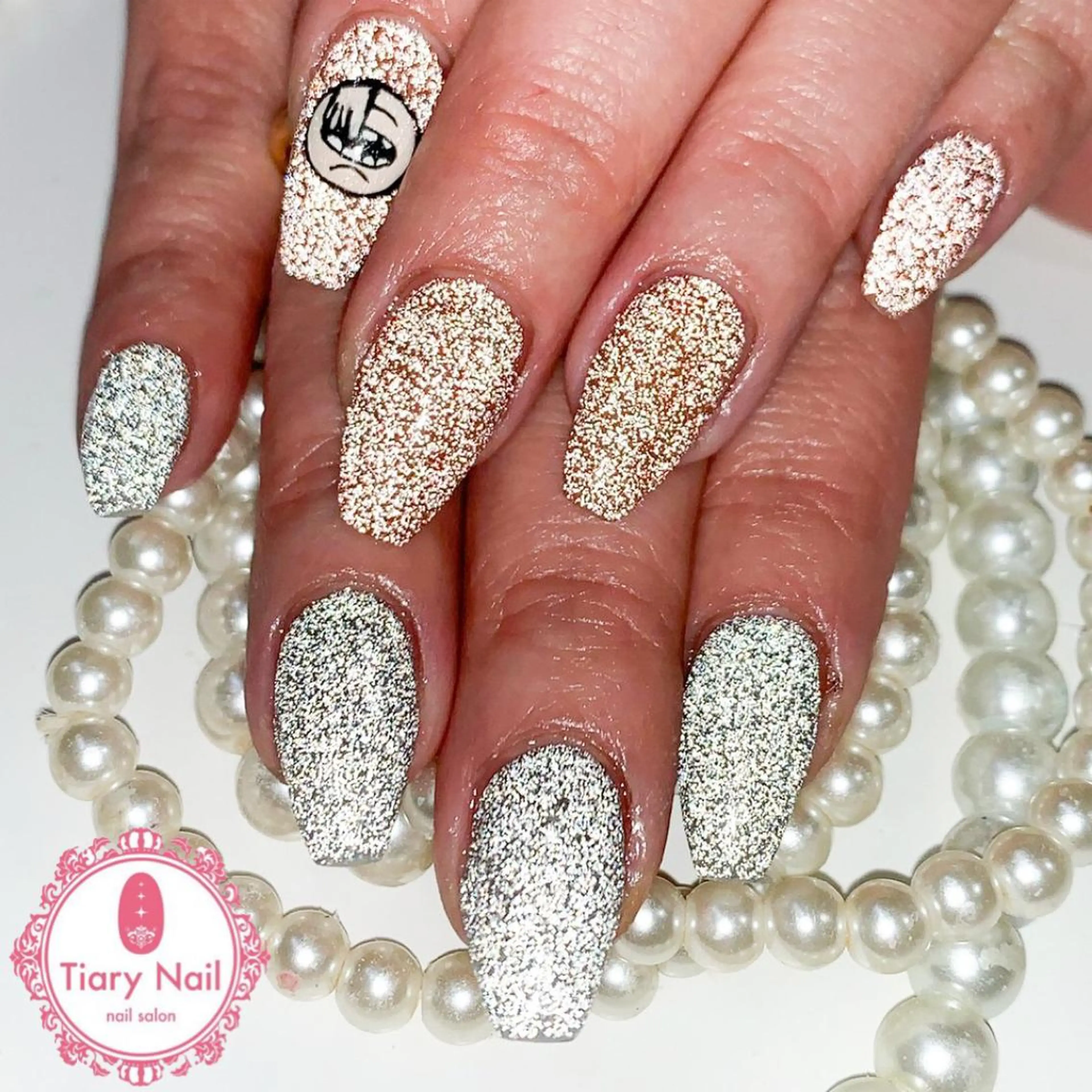 ネイル 桜ネイル クリアネイル フットネイル ジェルネイル キラキラネイル ハンドネイル 💗🪽Tiary Nail🪽💗のネイルデザイン