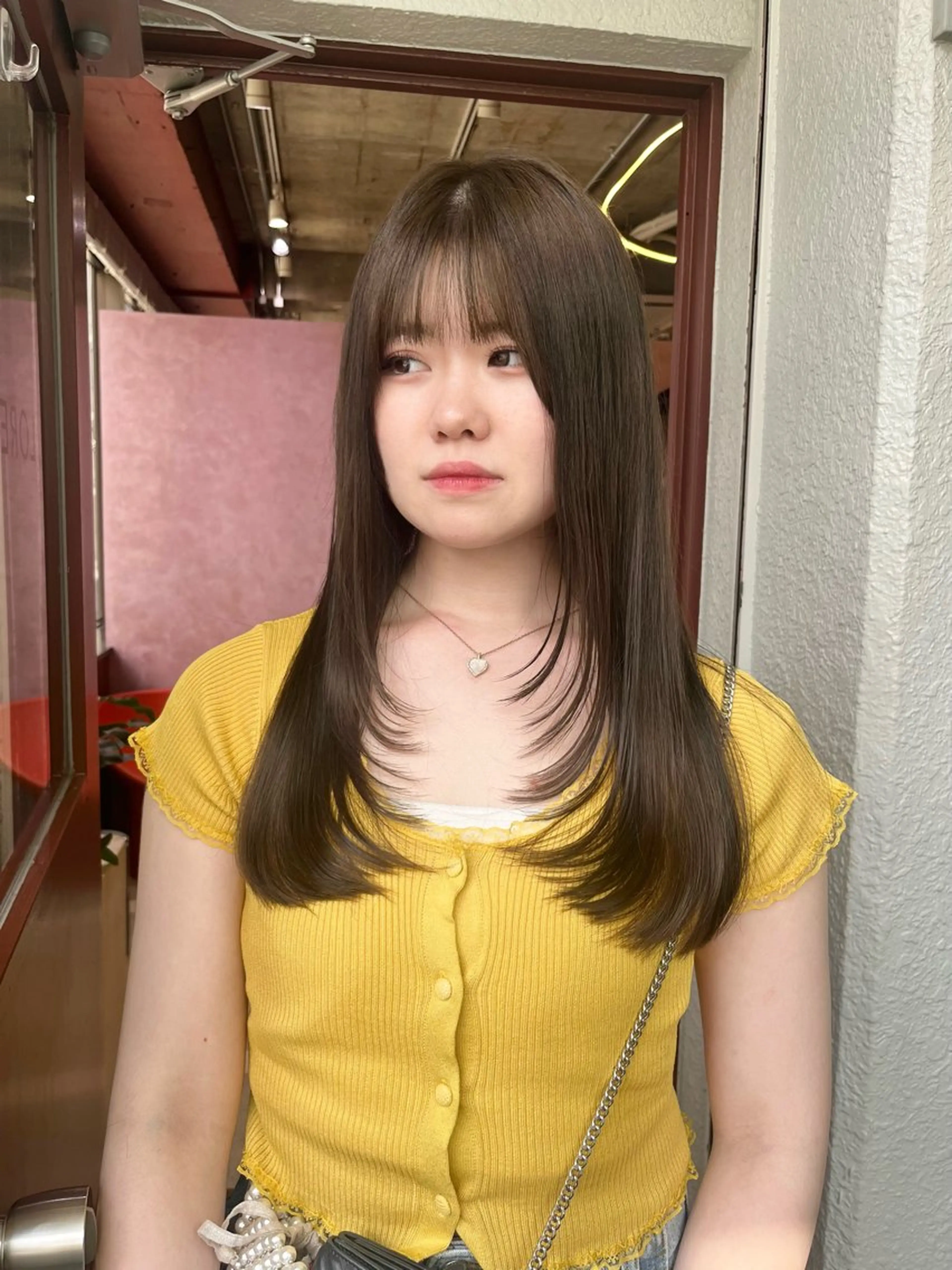 ロング カラー カット レイヤーカット🍏 パーマ/ののかのヘアスタイル