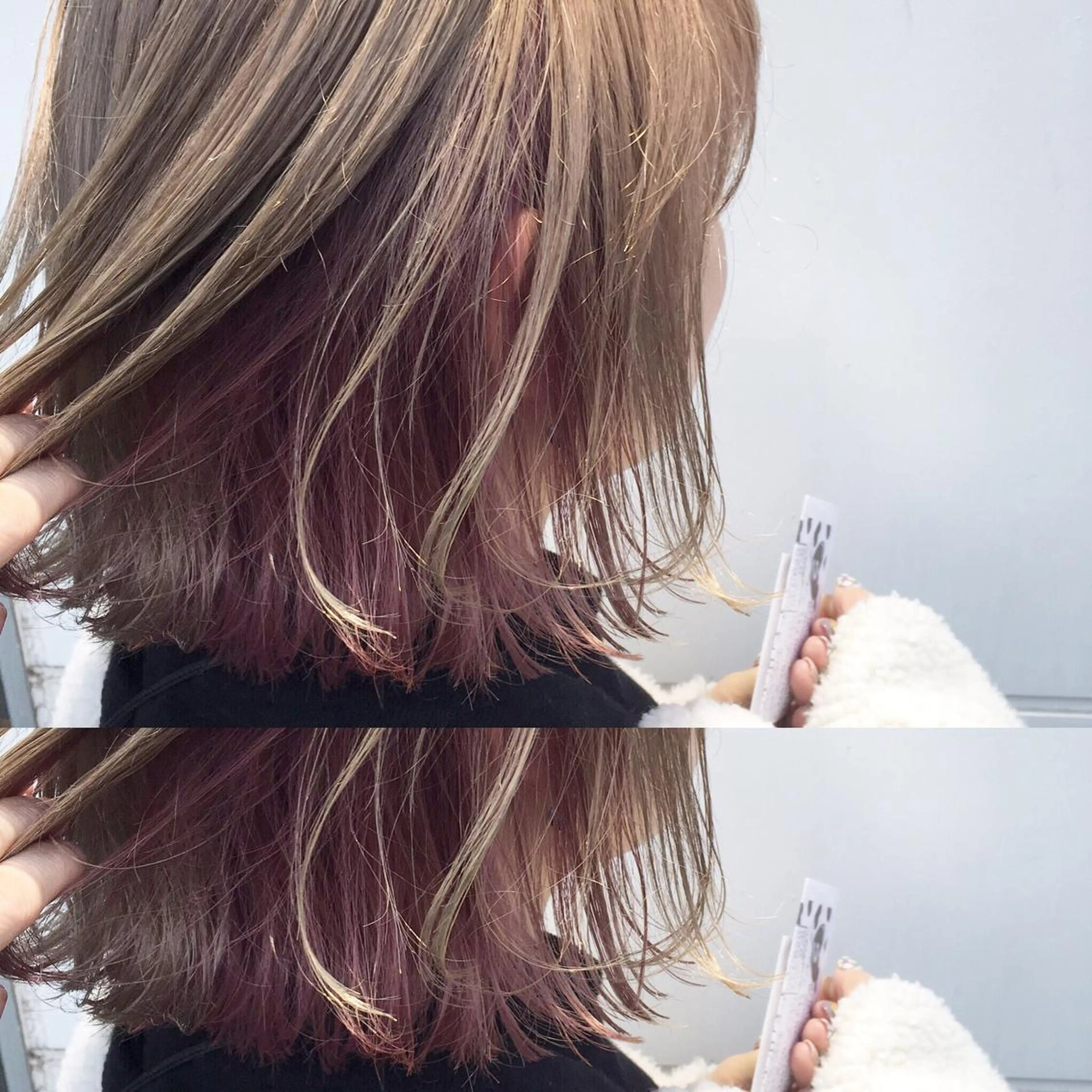 ミディアム カラー カット ヘアカラー トリートメント 嶋佐 昌大 シマサマオのヘアスタイル