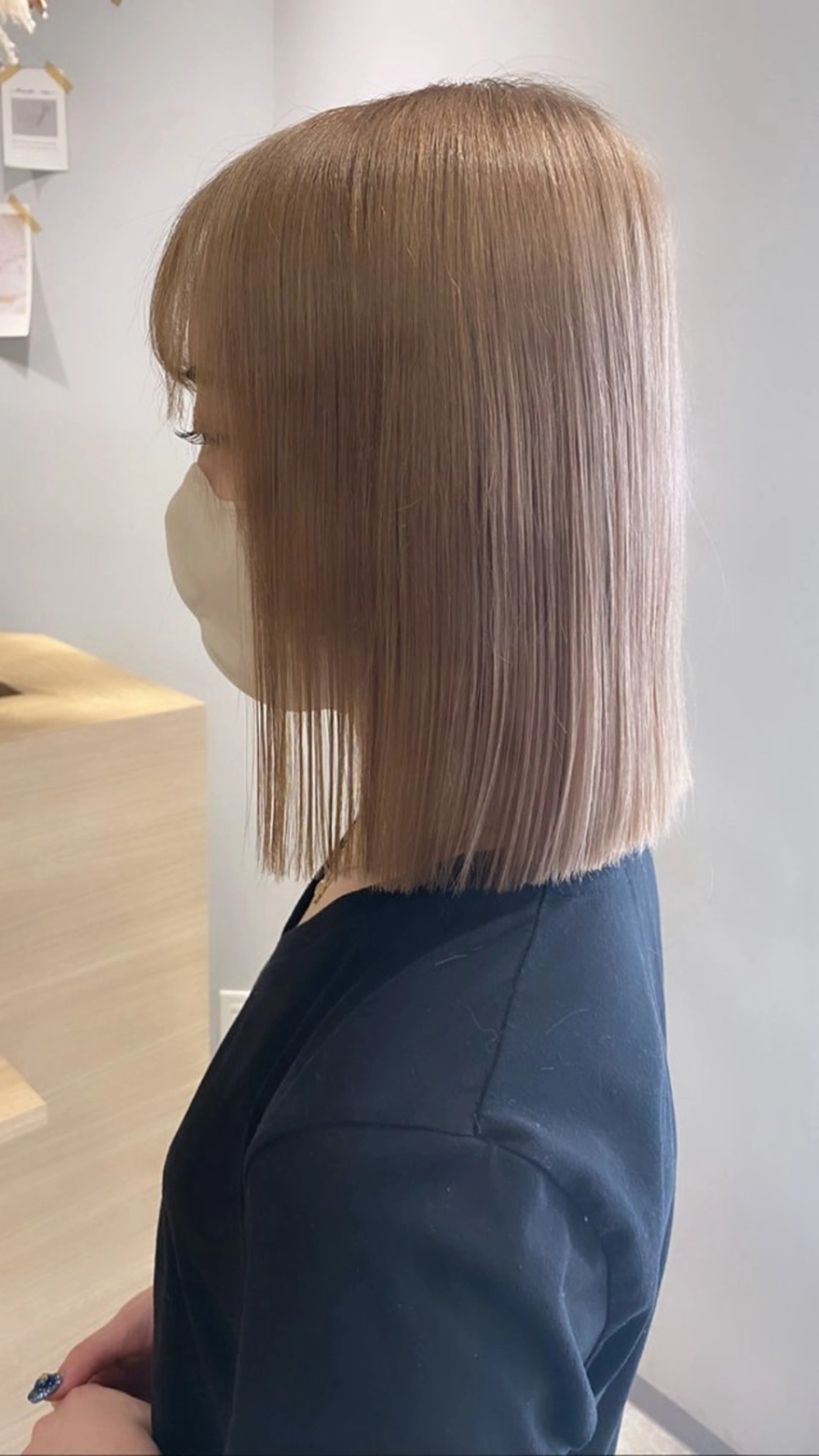 ミディアム カラー ヘアカラー トリートメント Zina【梅田】 /田中 沙弥のヘアスタイル
