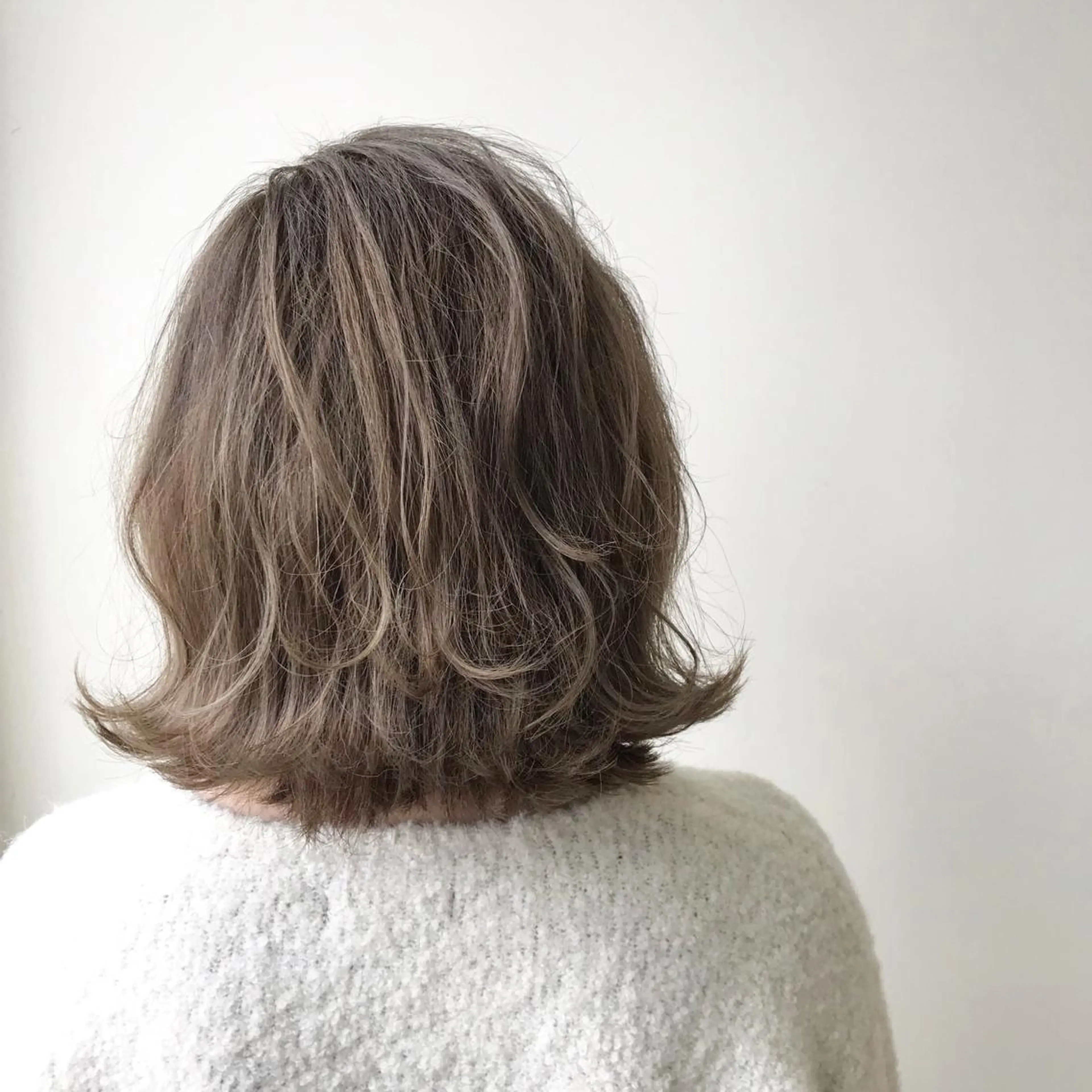 ミディアム ハイライト ヘアカラー トリートメント 松本 潔樹のヘアスタイル