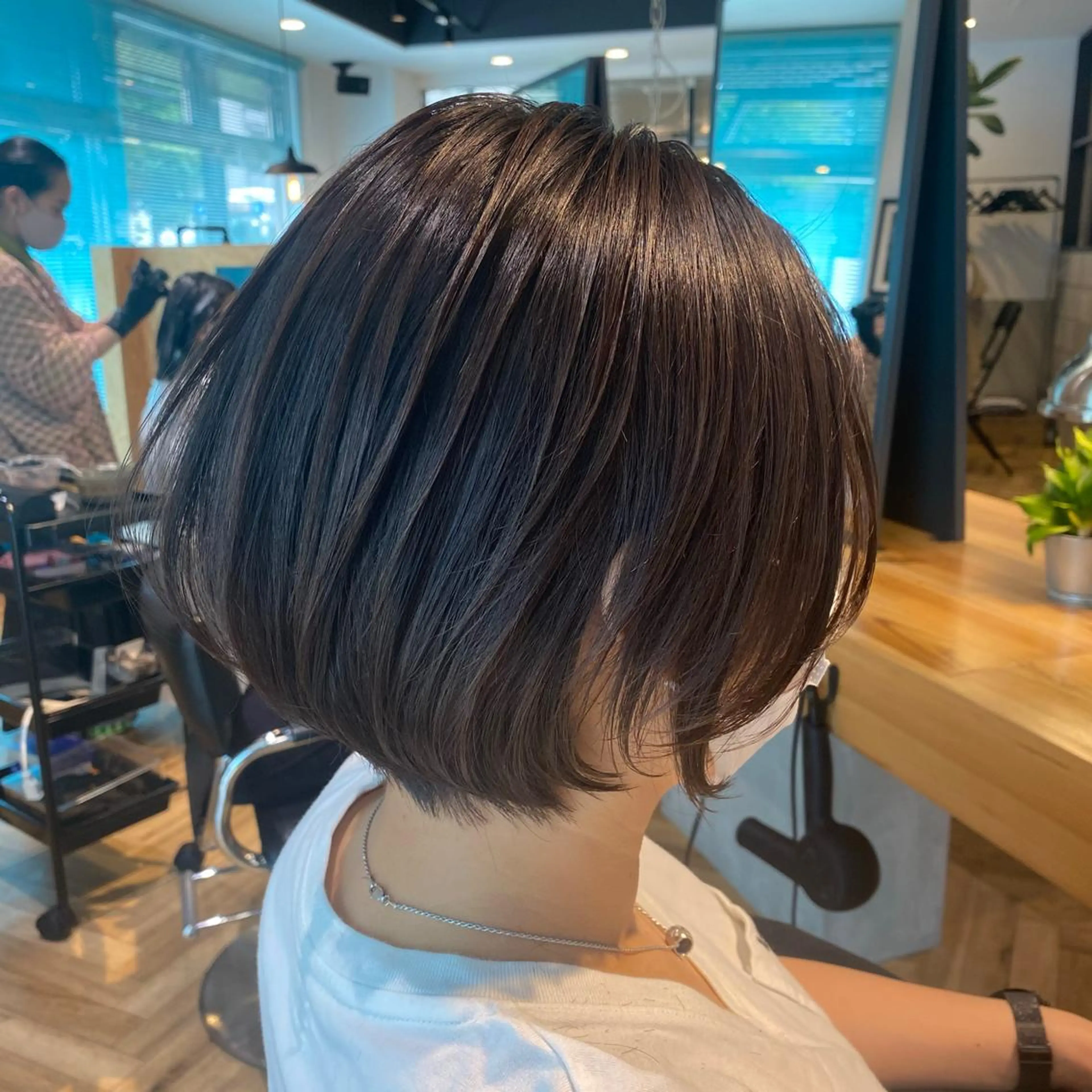 ショート カット ヘアカラー トリートメント ヘッドスパ 髪質改善/透感カラー 山下輝人のヘアスタイル