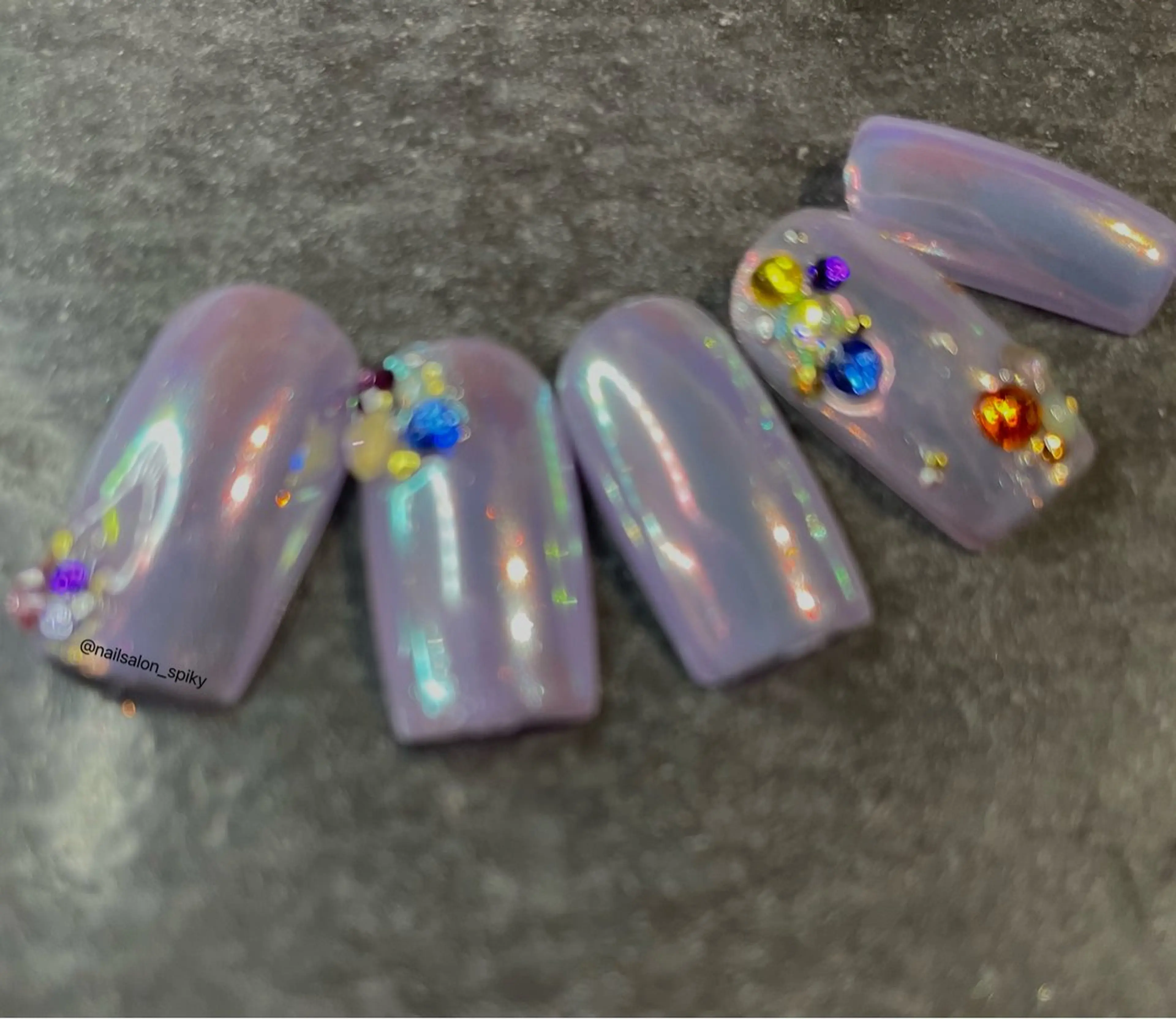 ネイル Spiky とうげ ふうかのネイルデザイン