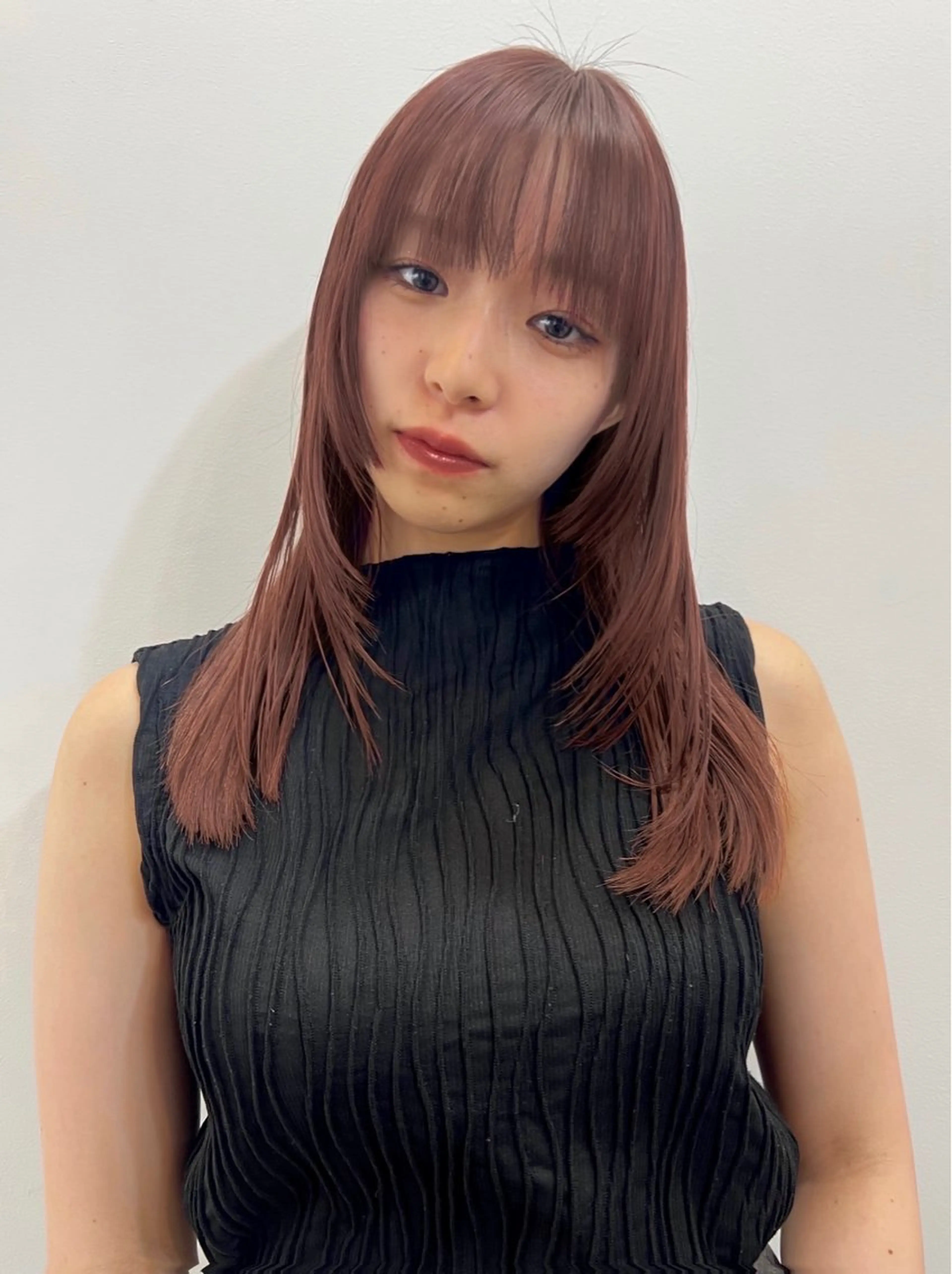 💡お手軽メニュー💡カット+ケアカラー+超音波3stepトリートメントの写真