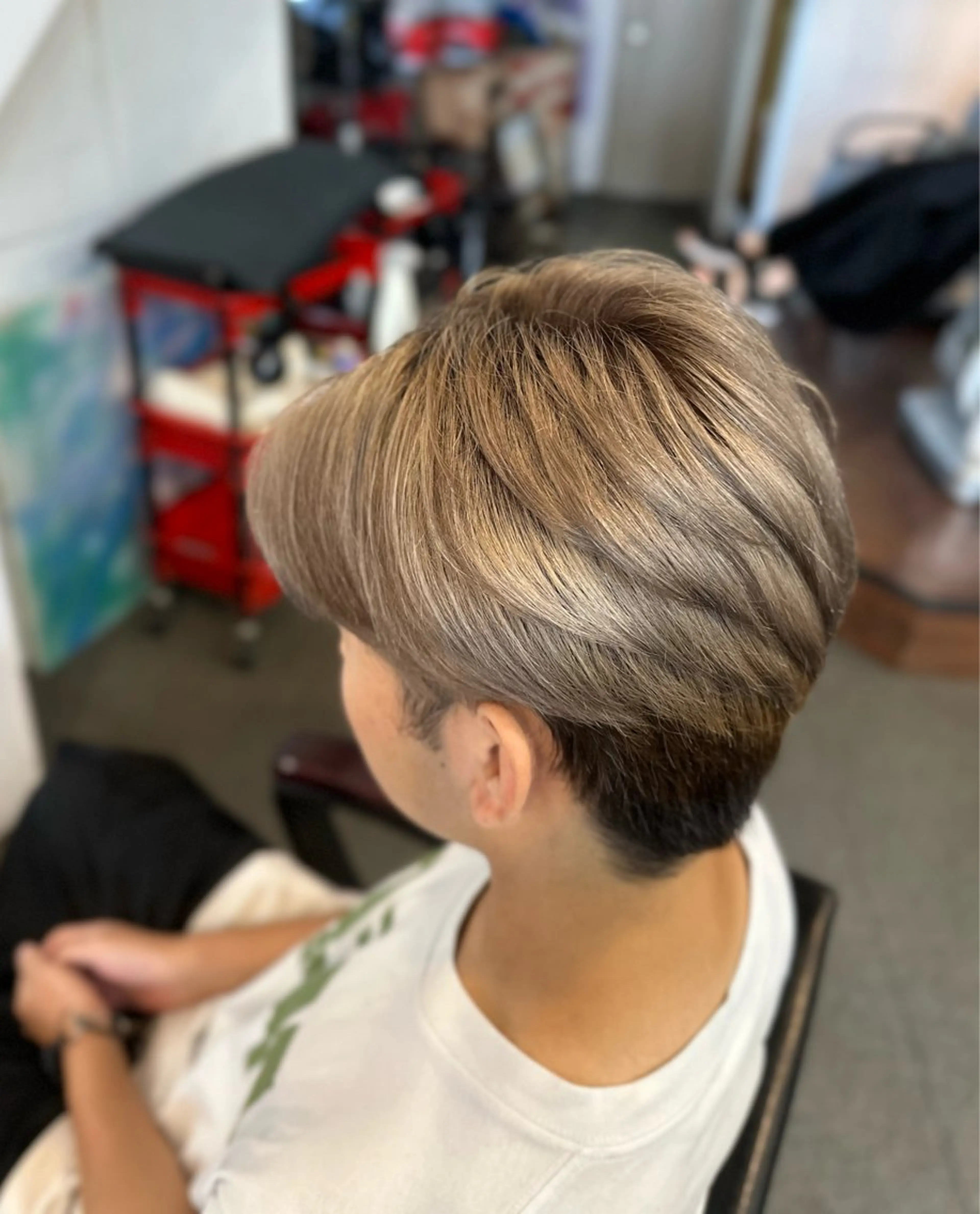 カラー メンズ メンズブリーチ ブリーチ ヘアカラー plants hair salon by GEORGE所属・元住吉プランツヘアー ☘️丸山☘️のヘアスタイル