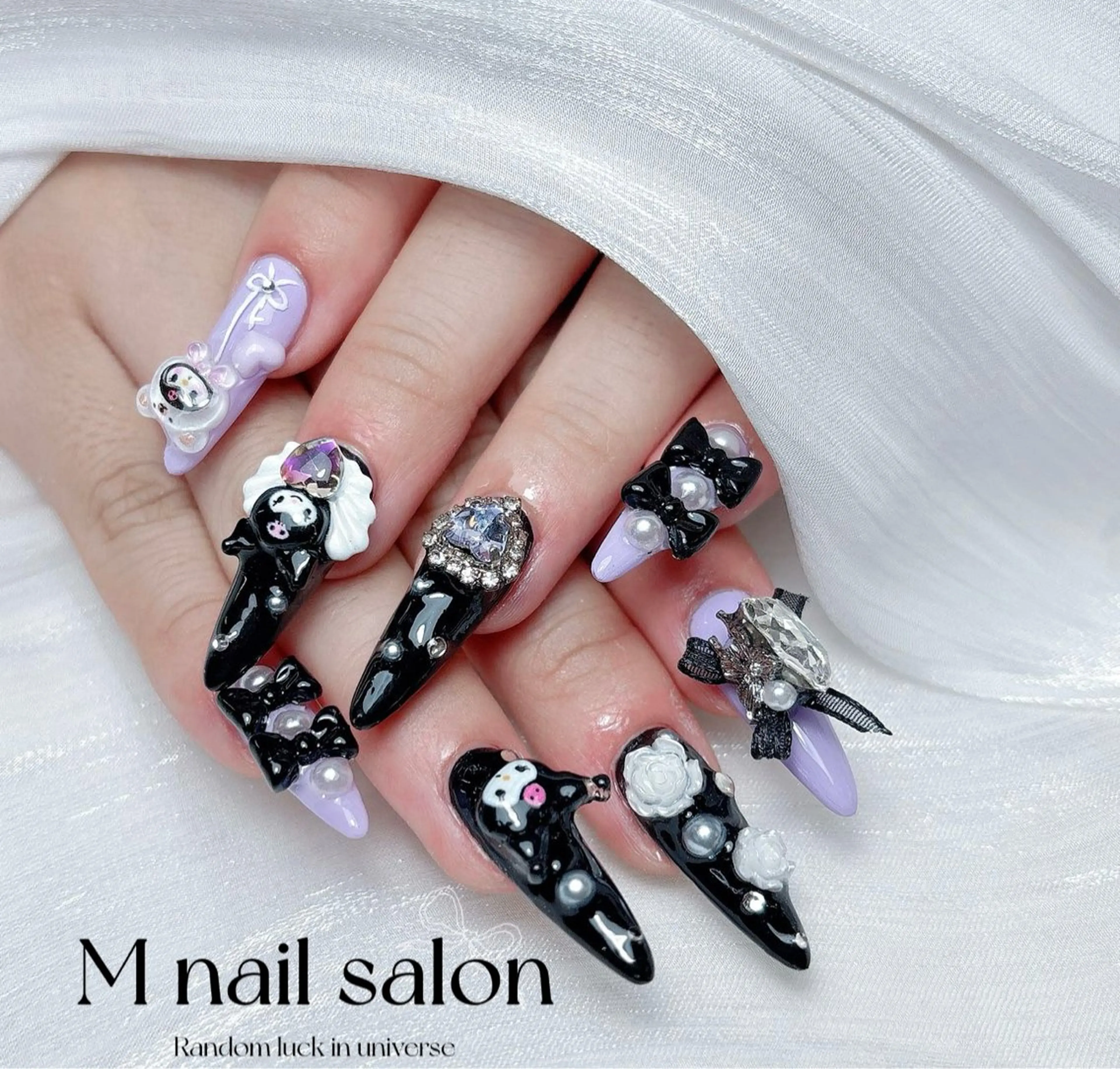 ネイル ハンドネイル M🌷nail 長さだし専門店のネイルデザイン