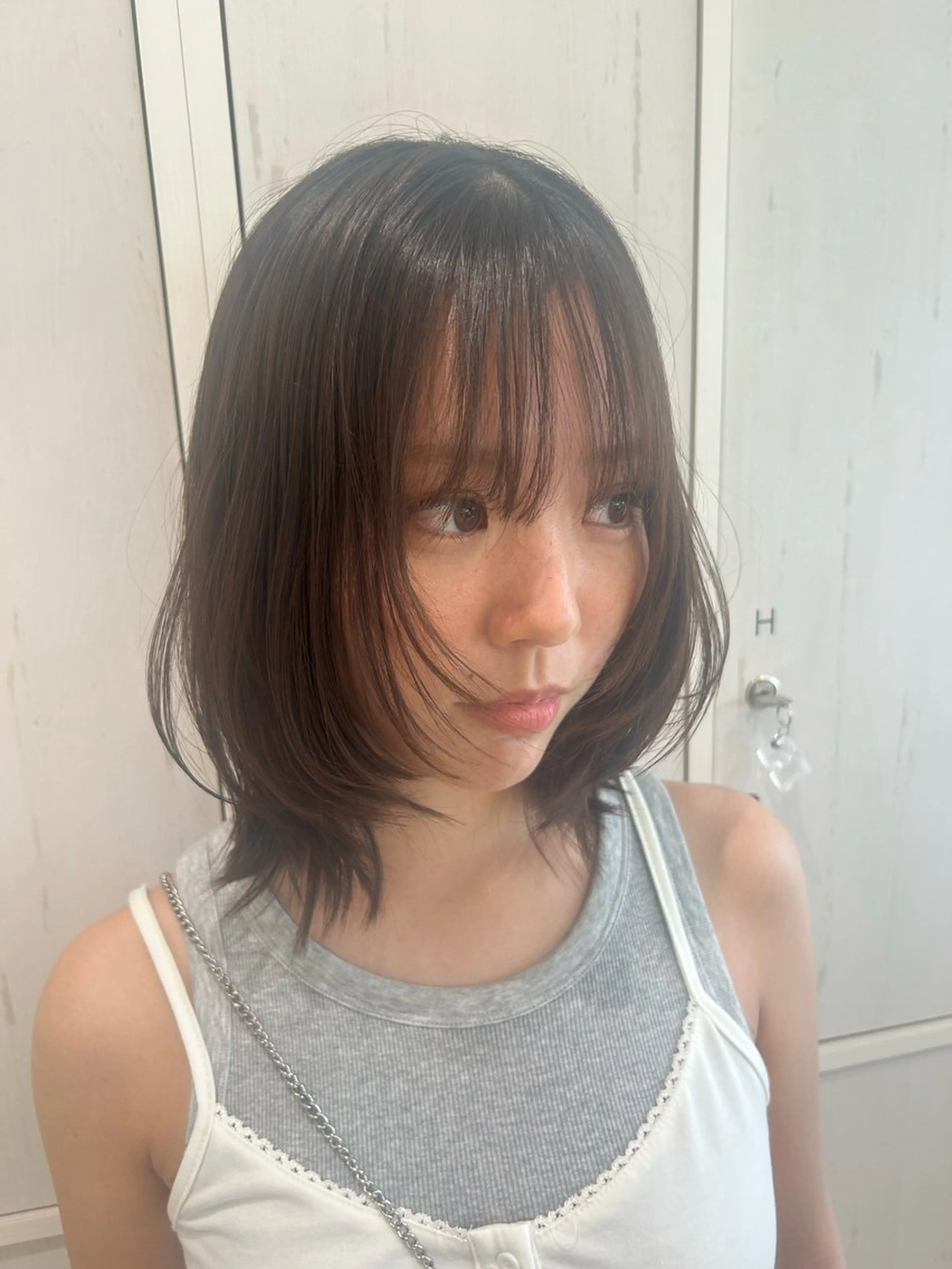 ミディアム カット hana/海外風ヘア /レイヤーカット🪐のヘアスタイル