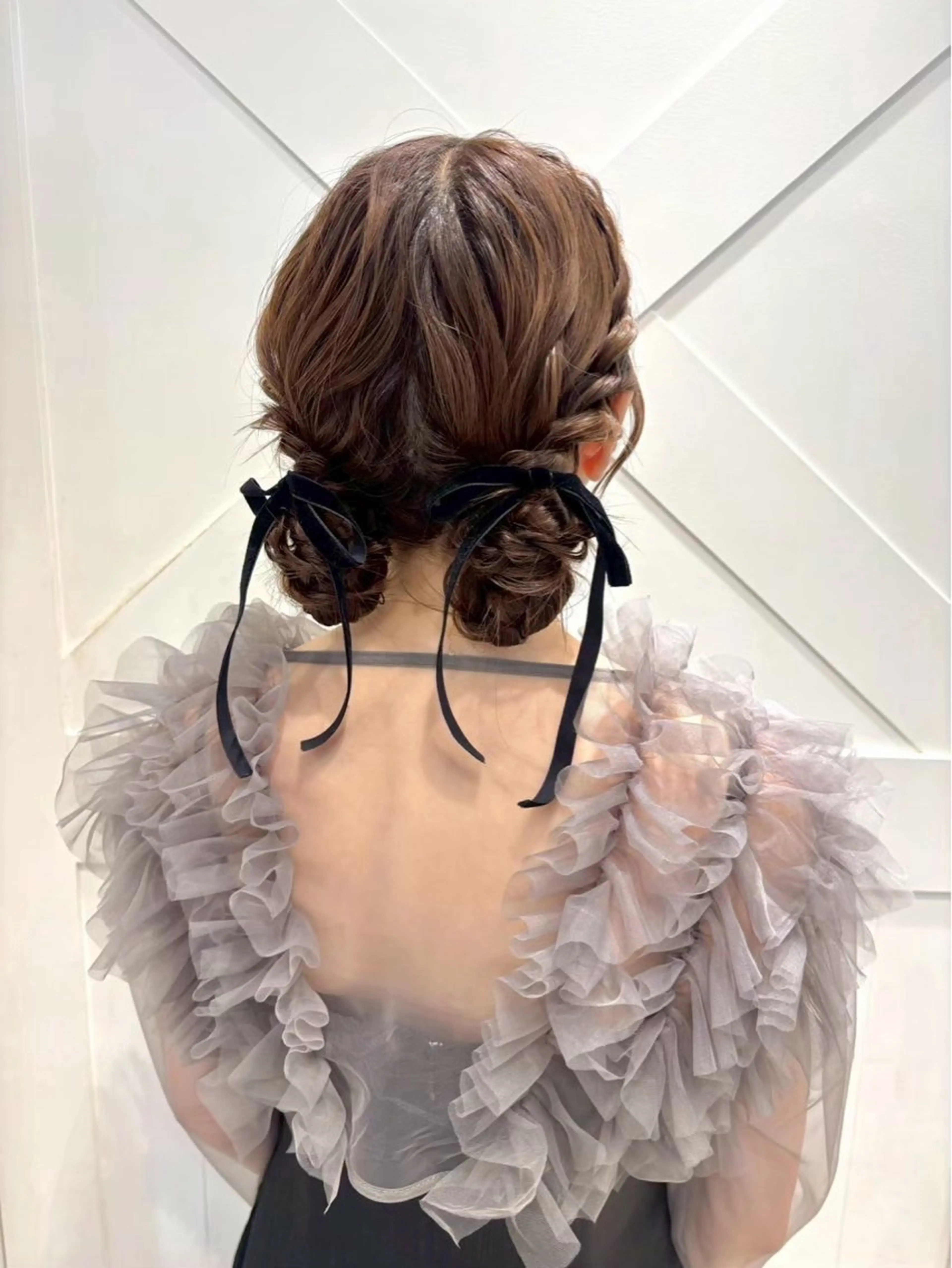 迷ったらこれ‼︎盛れ確ヘアセット💖の写真