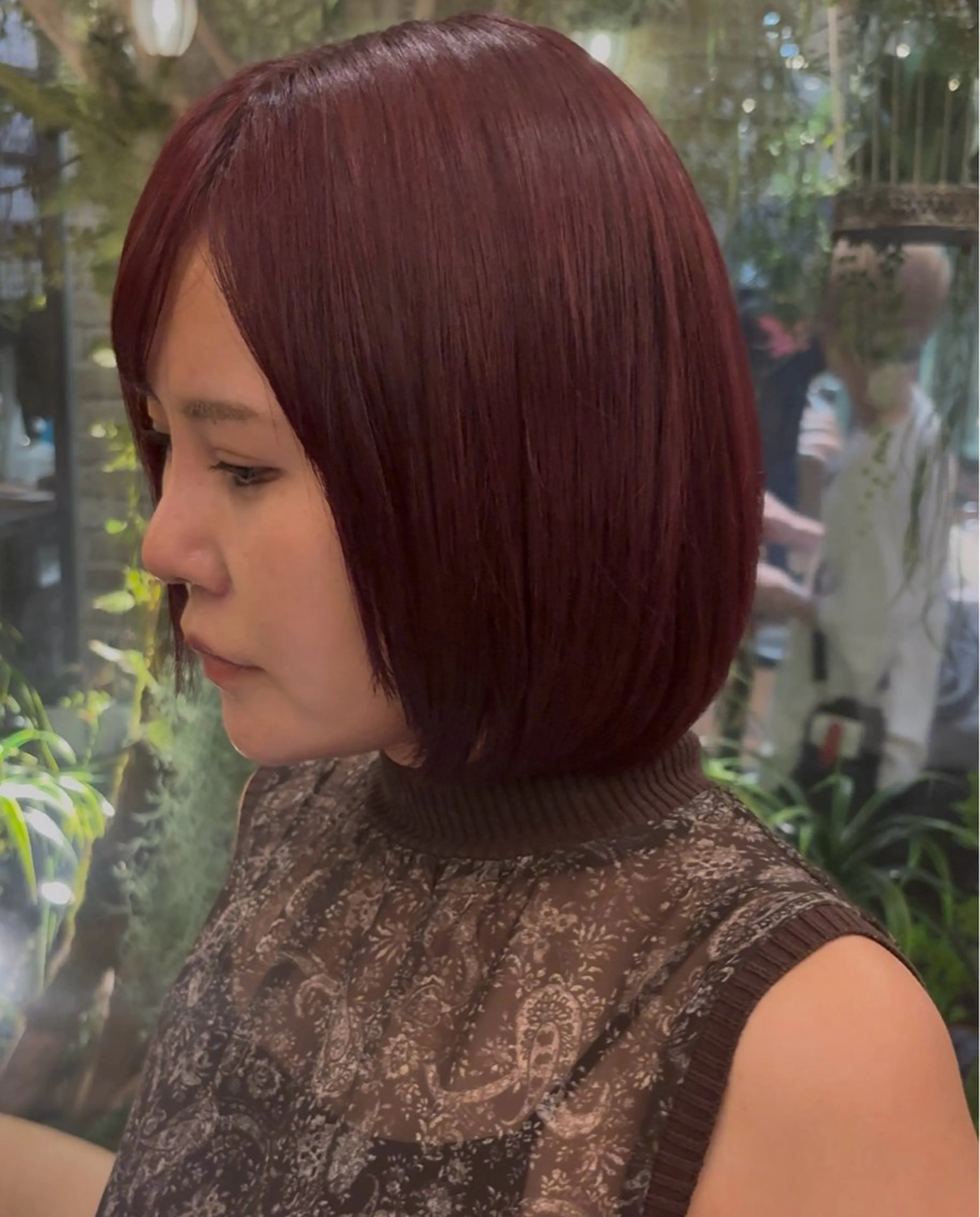 ショート ボブレイヤー ボブ レイヤーカット カット ヘアカラー 新宿/髪質改善✨ 透明感カラー/須田のヘアスタイル