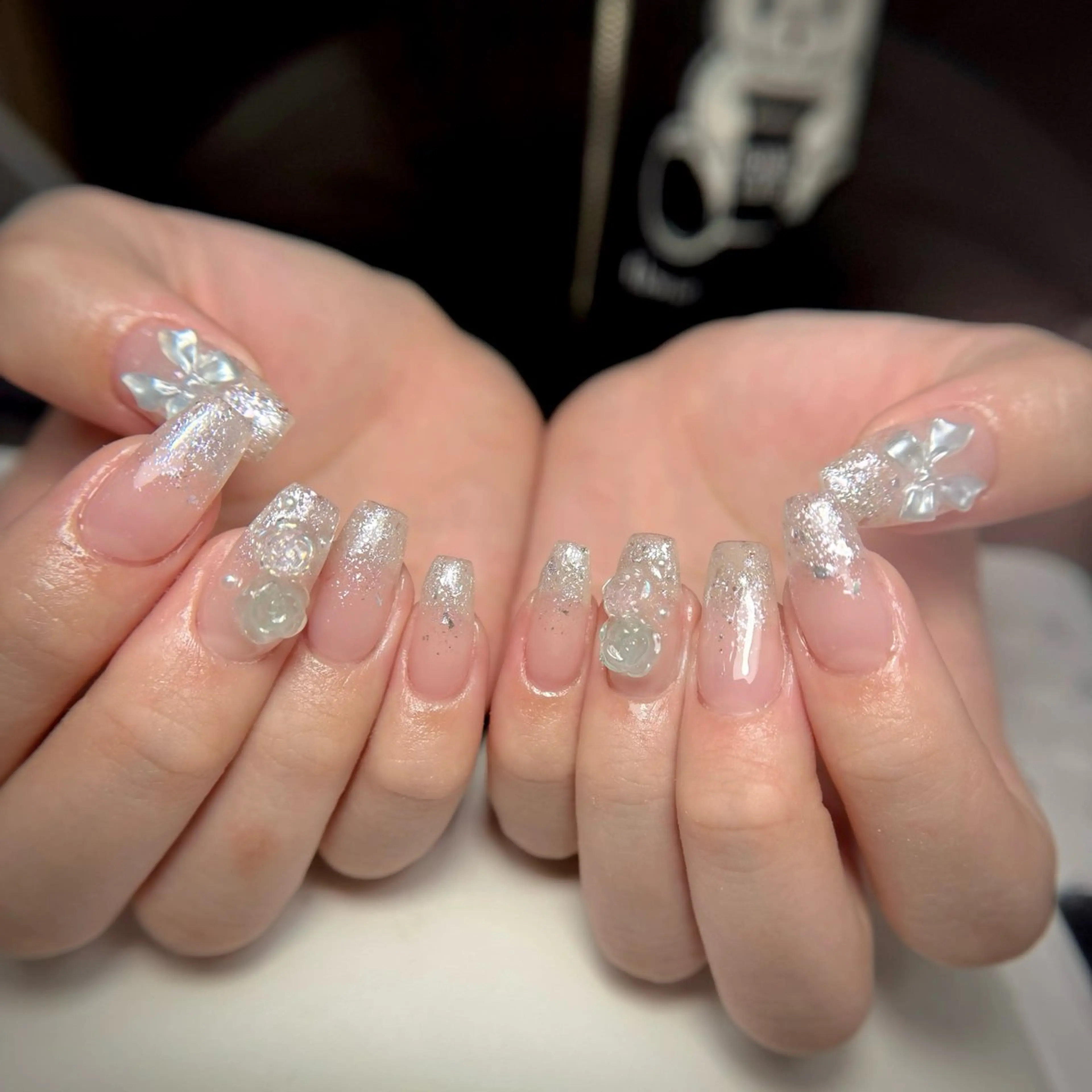 ネイル 長さ出し ジェルネイル 持ち込み オフィスネイル ワンカラーネイル Michi_Nails_Salon所属・Michi Nail Staffのネイルデザイン