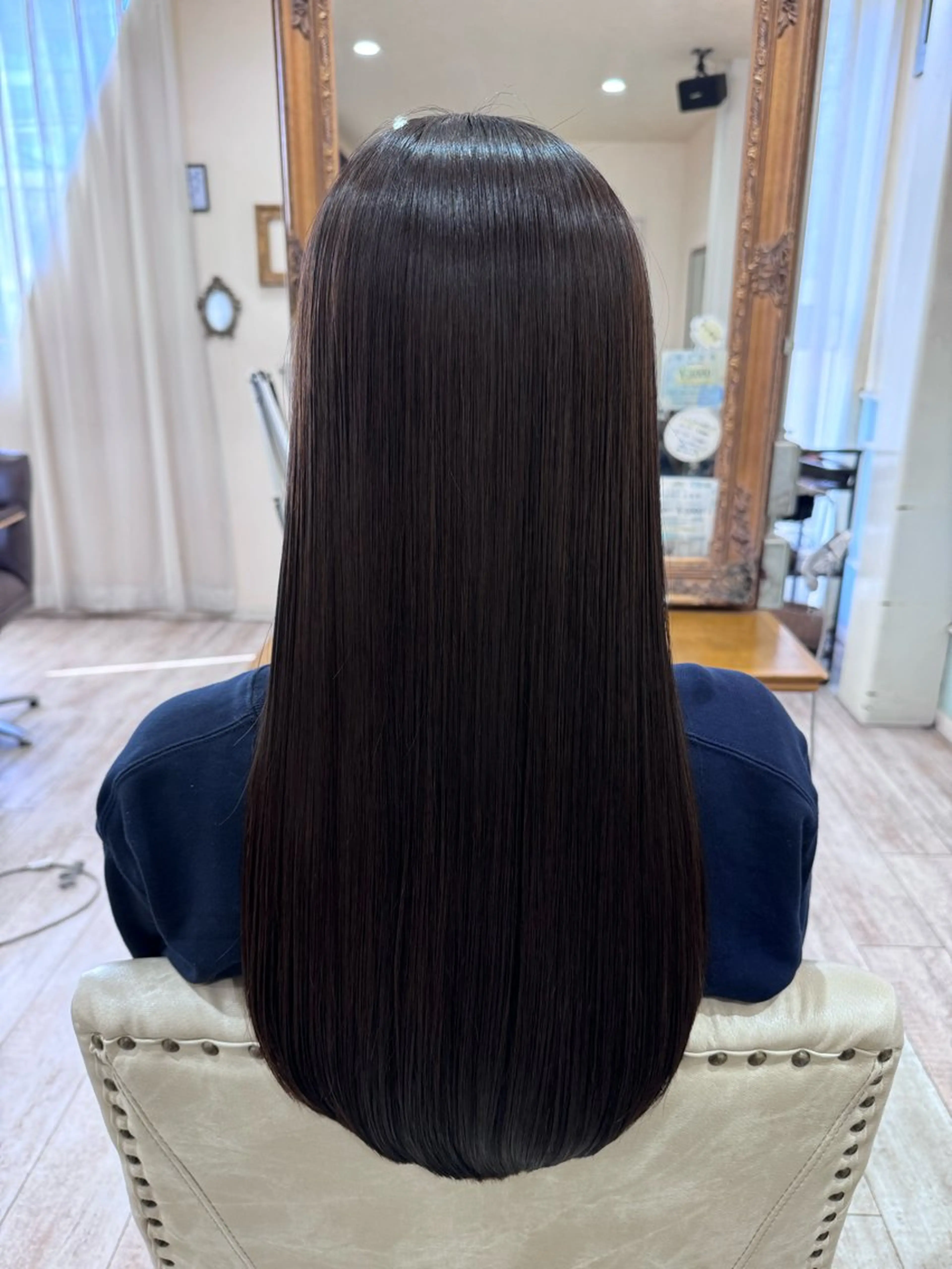 ロング カラー 髪質改善 レイヤーカット ロング トリートメント カット ヘアカラー 縮毛矯正 トリートメント 新越谷noble店長 松本拓也▶◀*.のヘアスタイル