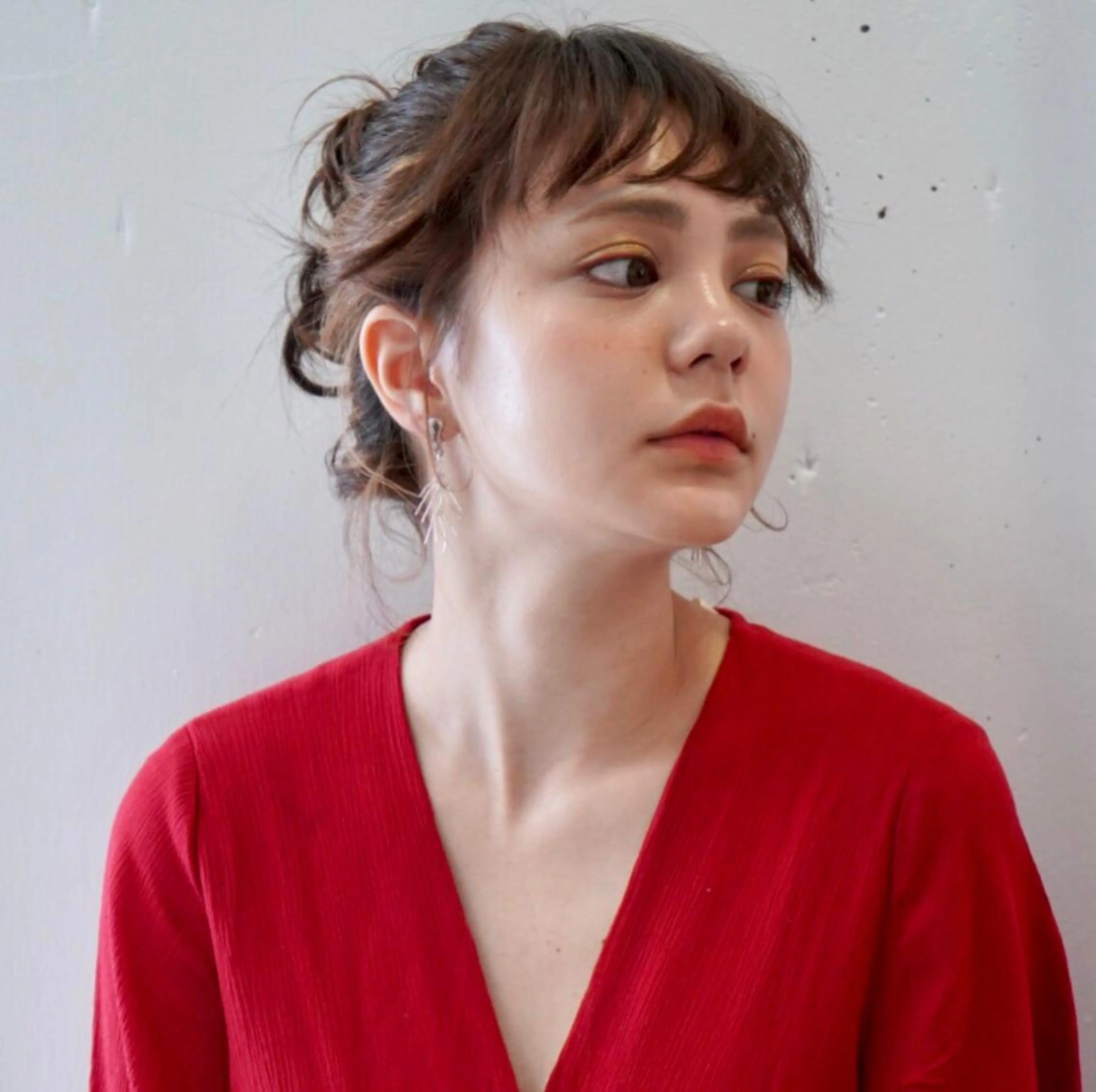 ミディアム ヘアアレンジ yah iroのヘアスタイル