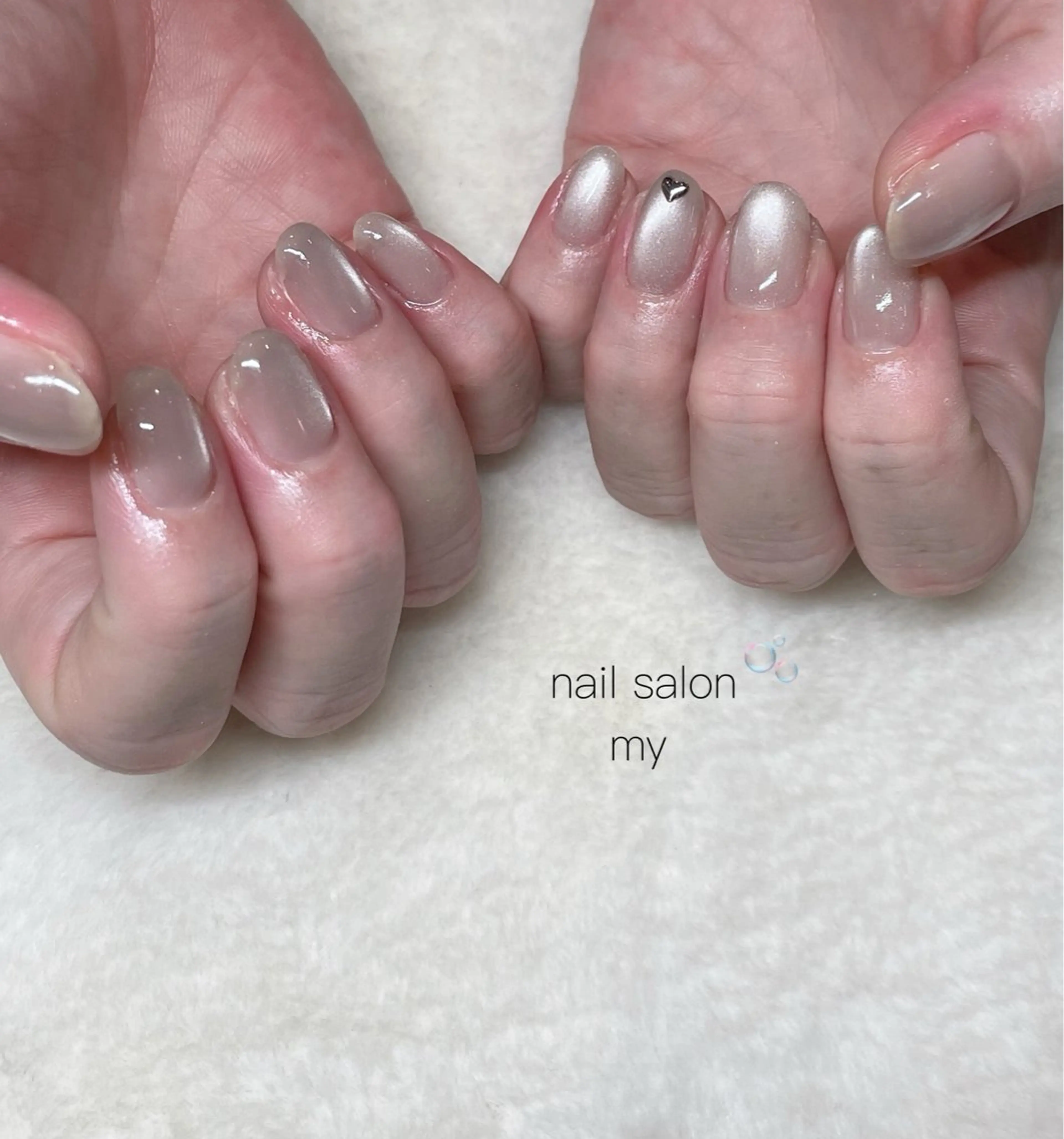 ネイル 韓国ネイル ニュアンスネイル ワンホンネイル Nail salon MY所属・NailSalon MYのネイルデザイン