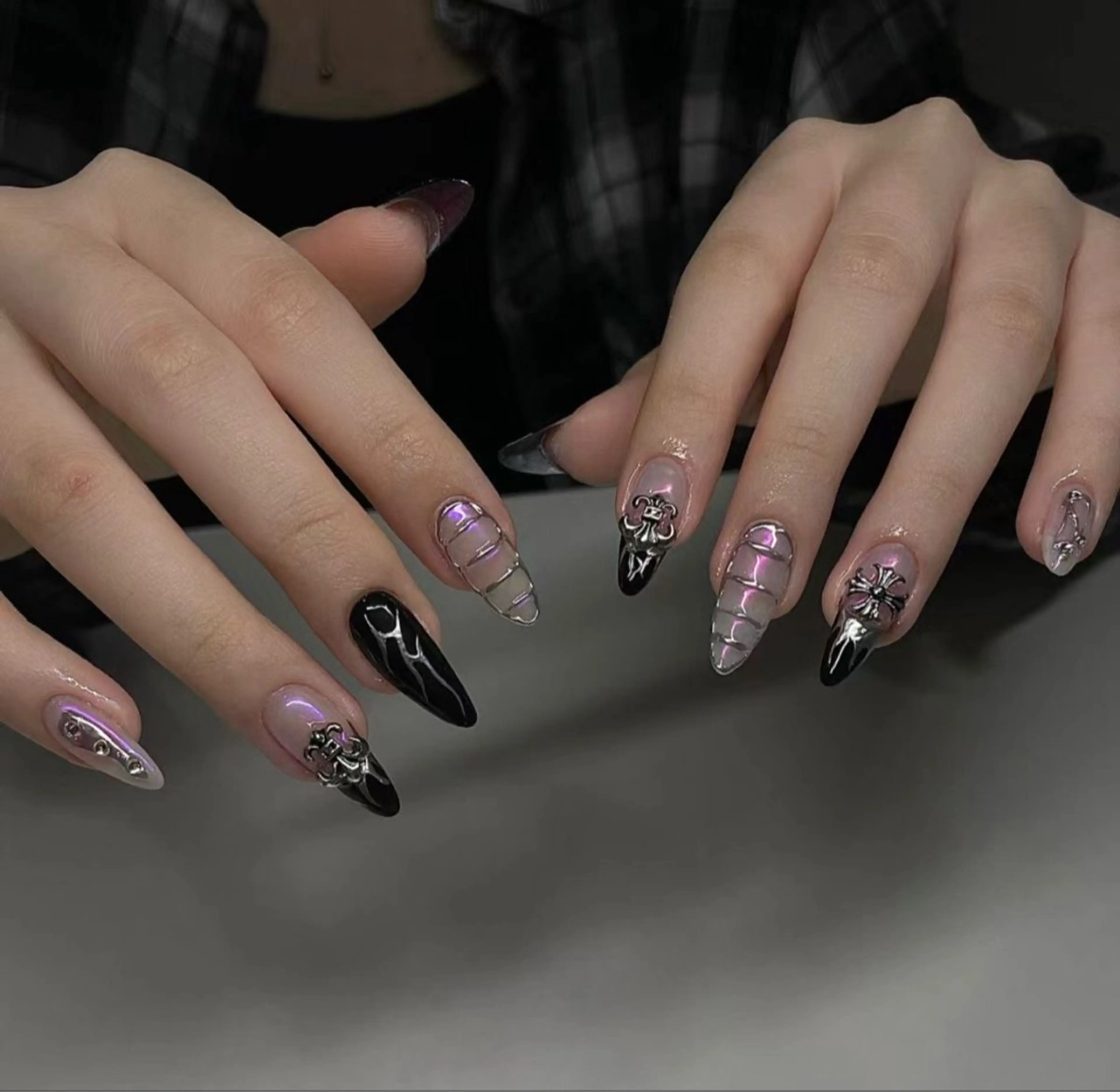ネイル チークネイル フットネイル フレンチネイル グラデーション 韓国ネイル Yuki nail staffのネイルデザイン