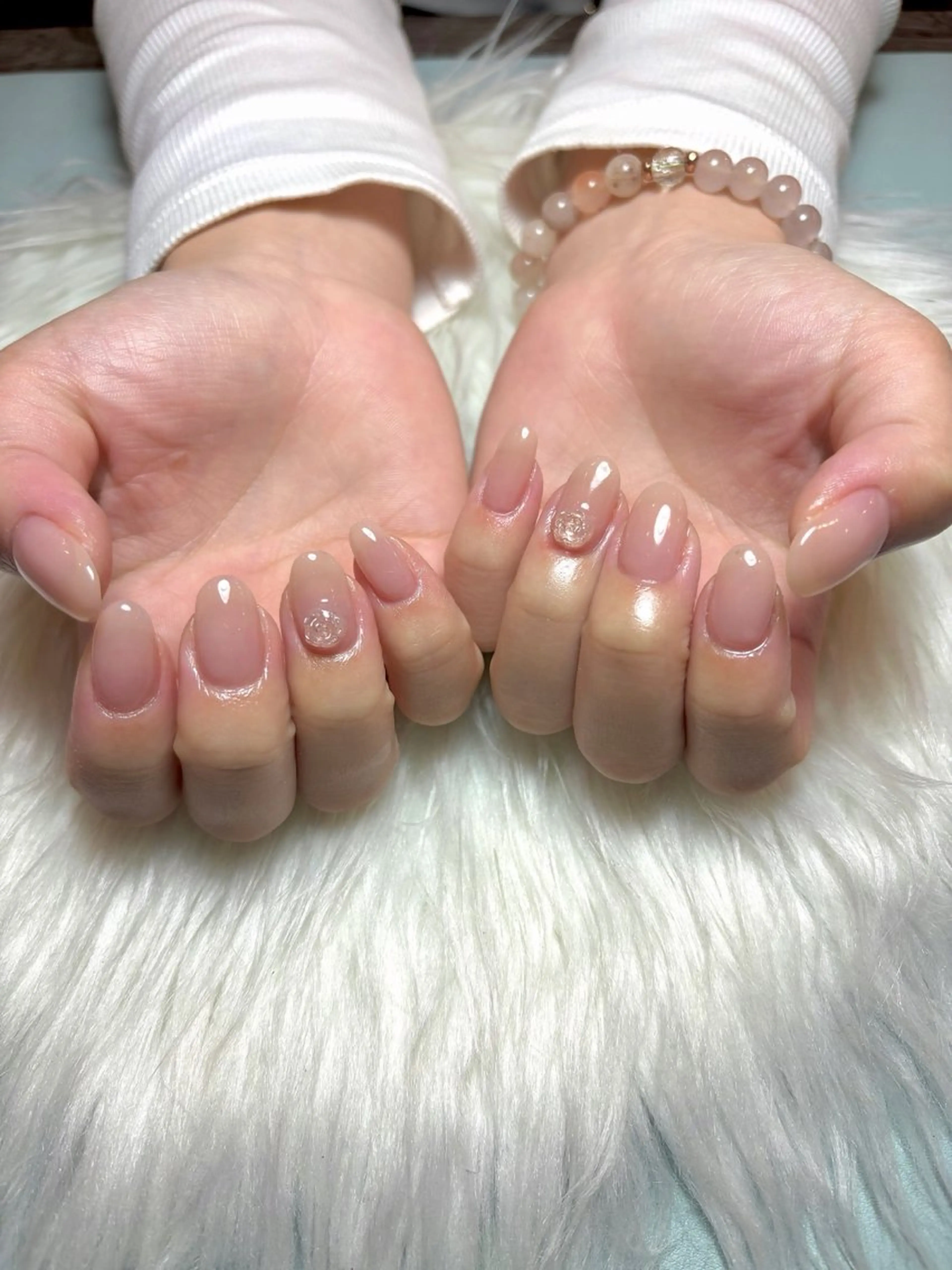 ネイル 持ち込み シンプルネイル ハンドネイル untitled Meeのネイルデザイン