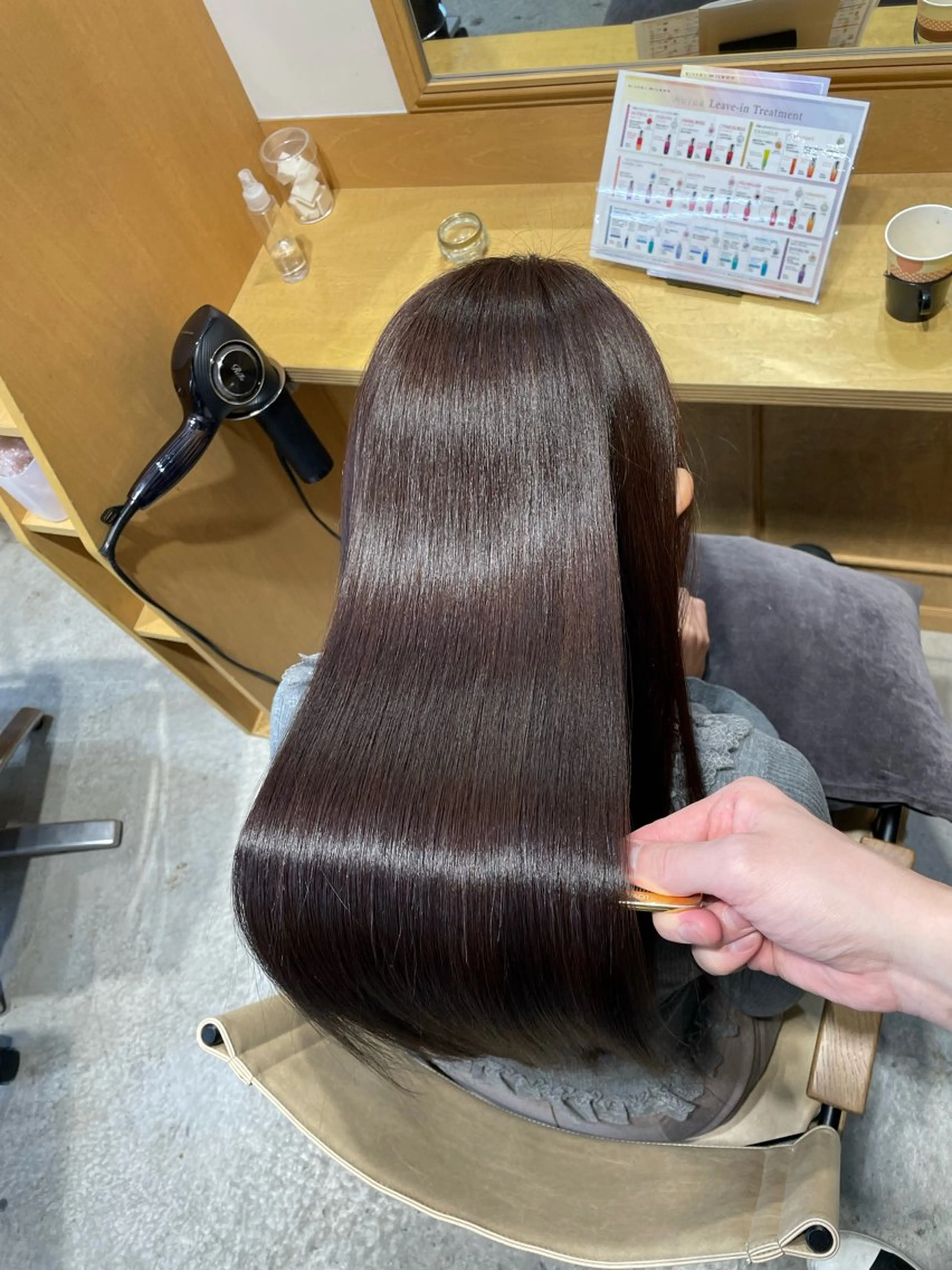 ロング カラー カット ヘアカラー 縮毛矯正 トリートメント 髪質改善特化/ 河野　柊斗のヘアスタイル