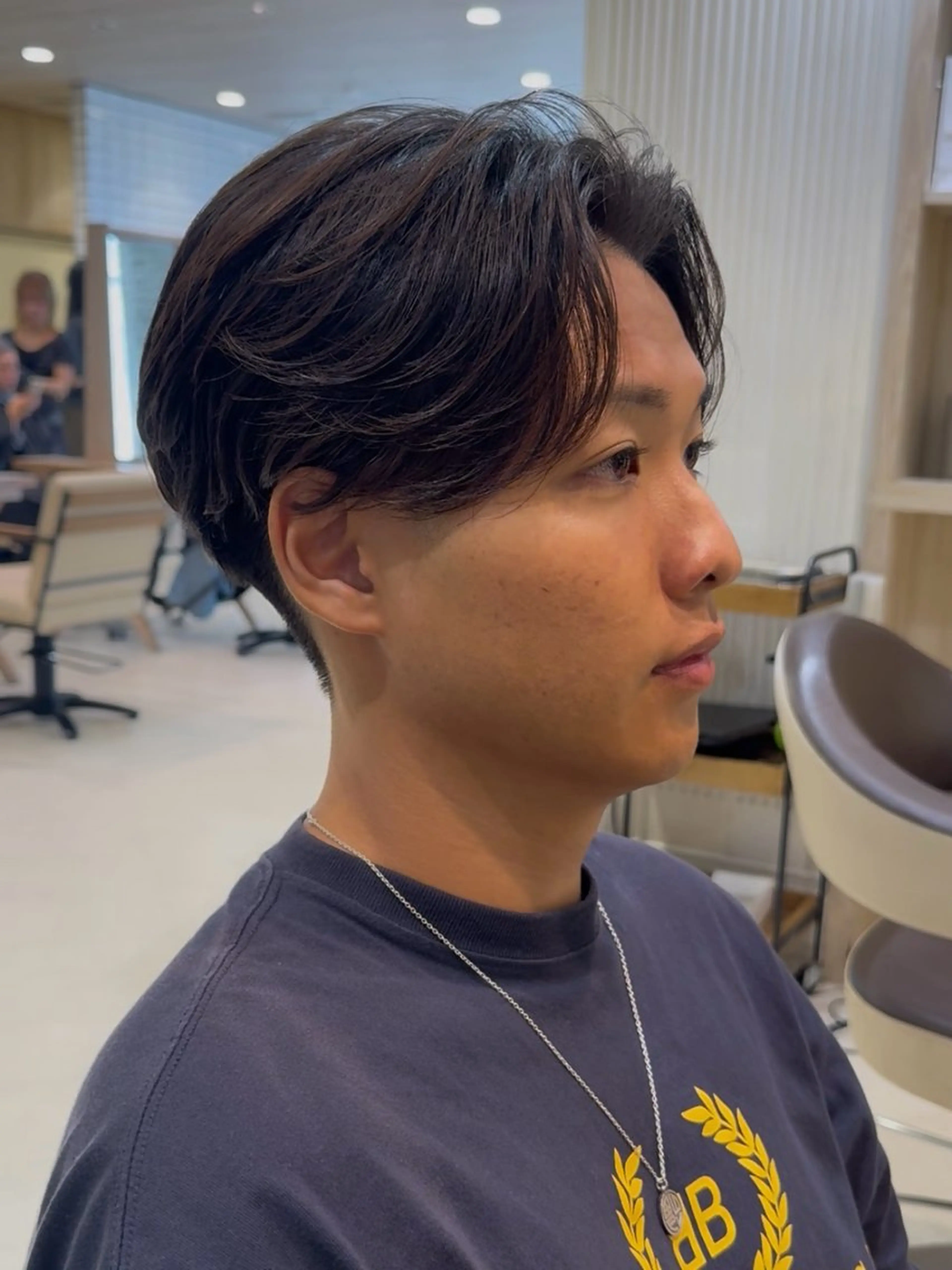 ショート パーマ メンズ フェザー/ニュアンス パーマ/ryutoのヘアスタイル