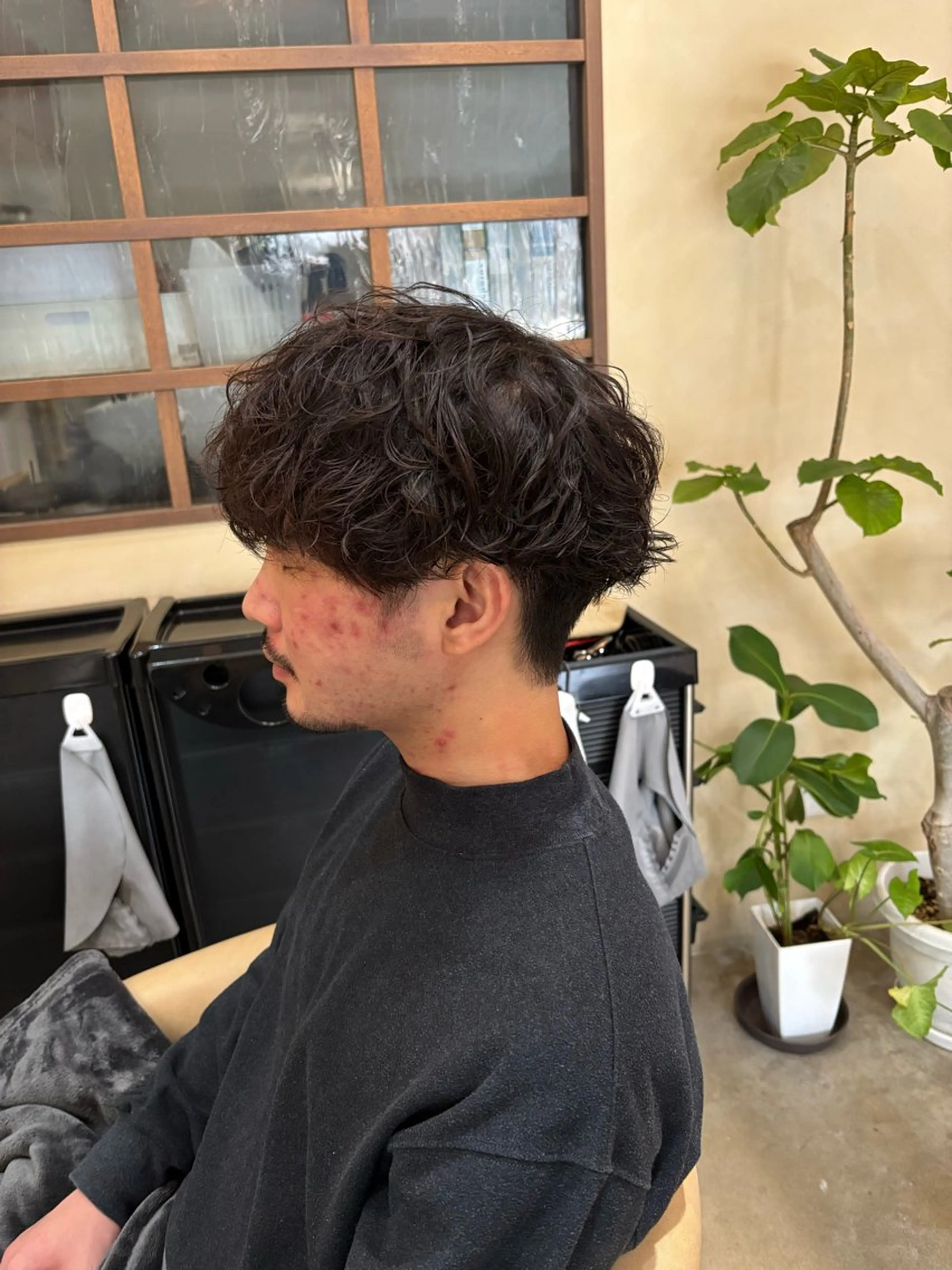 ショート メンズ カット パーマ トリートメント 鹿児島 TSUBASAのヘアスタイル