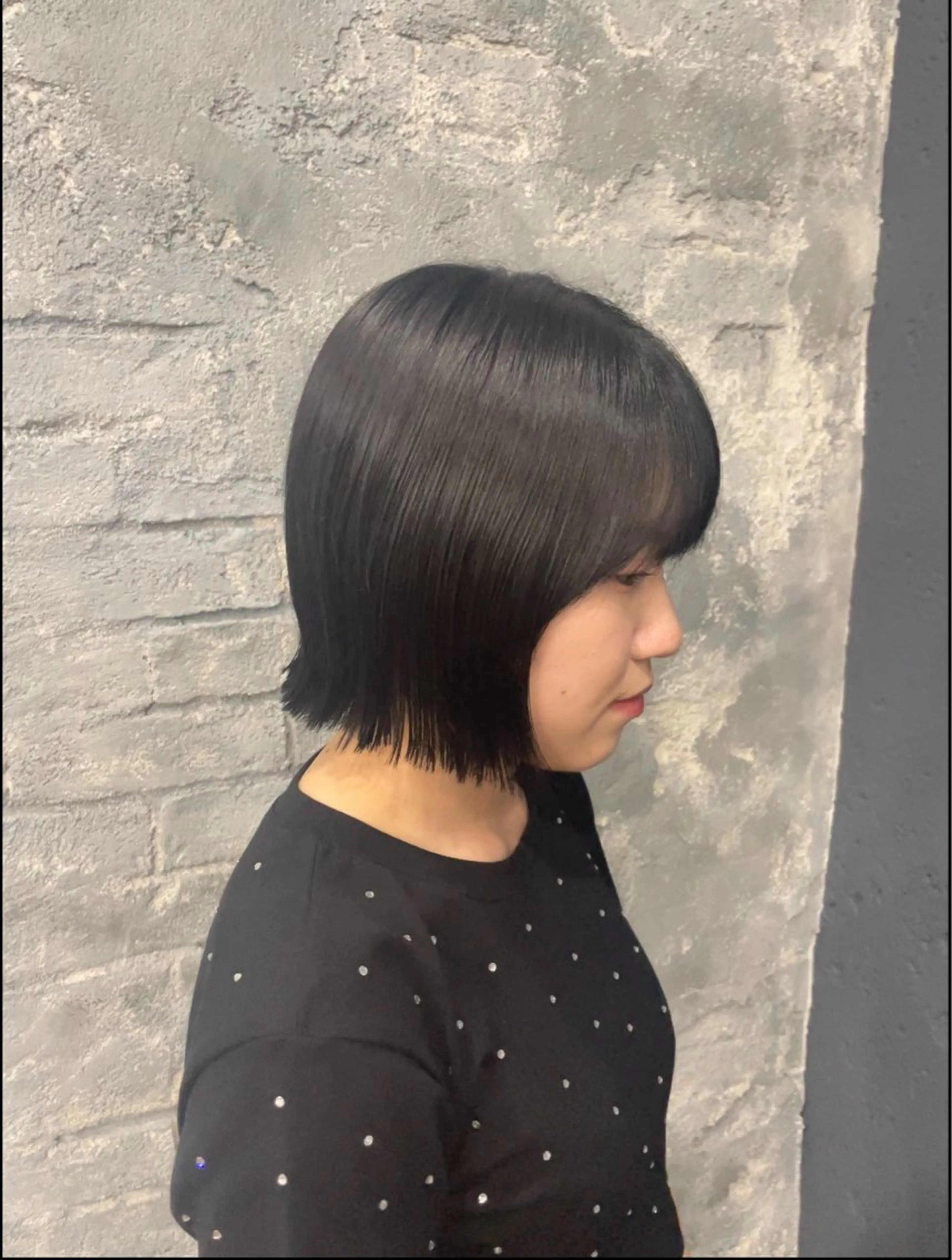 ショート 切りっぱなしボブ ボブ 💝ヘアアレンジ/ダ ブルカラー💝みさきのヘアスタイル