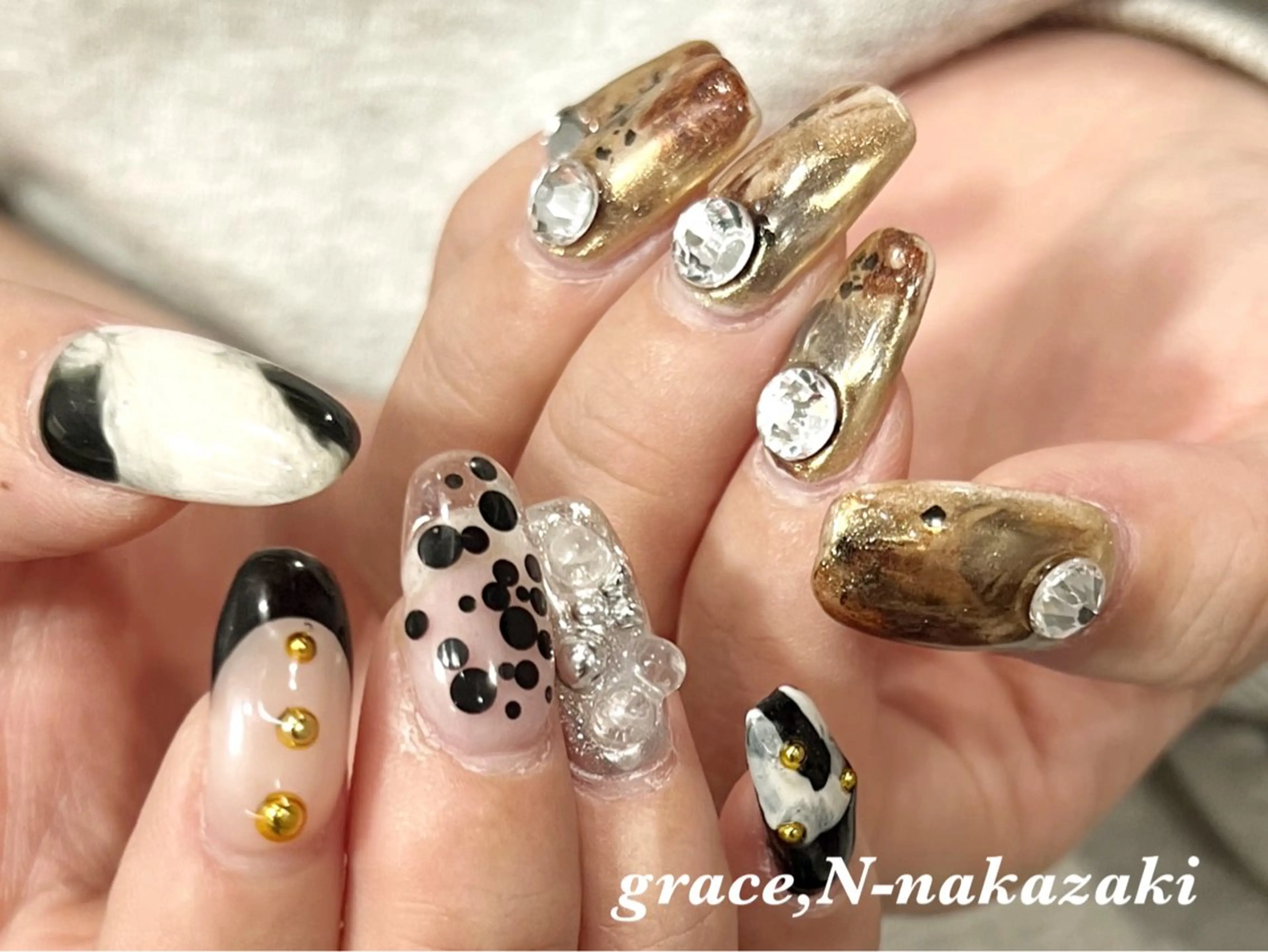 ネイル ハンドネイル grace .N-nakazaki所属・grace,N -nakazaki1のネイルデザイン