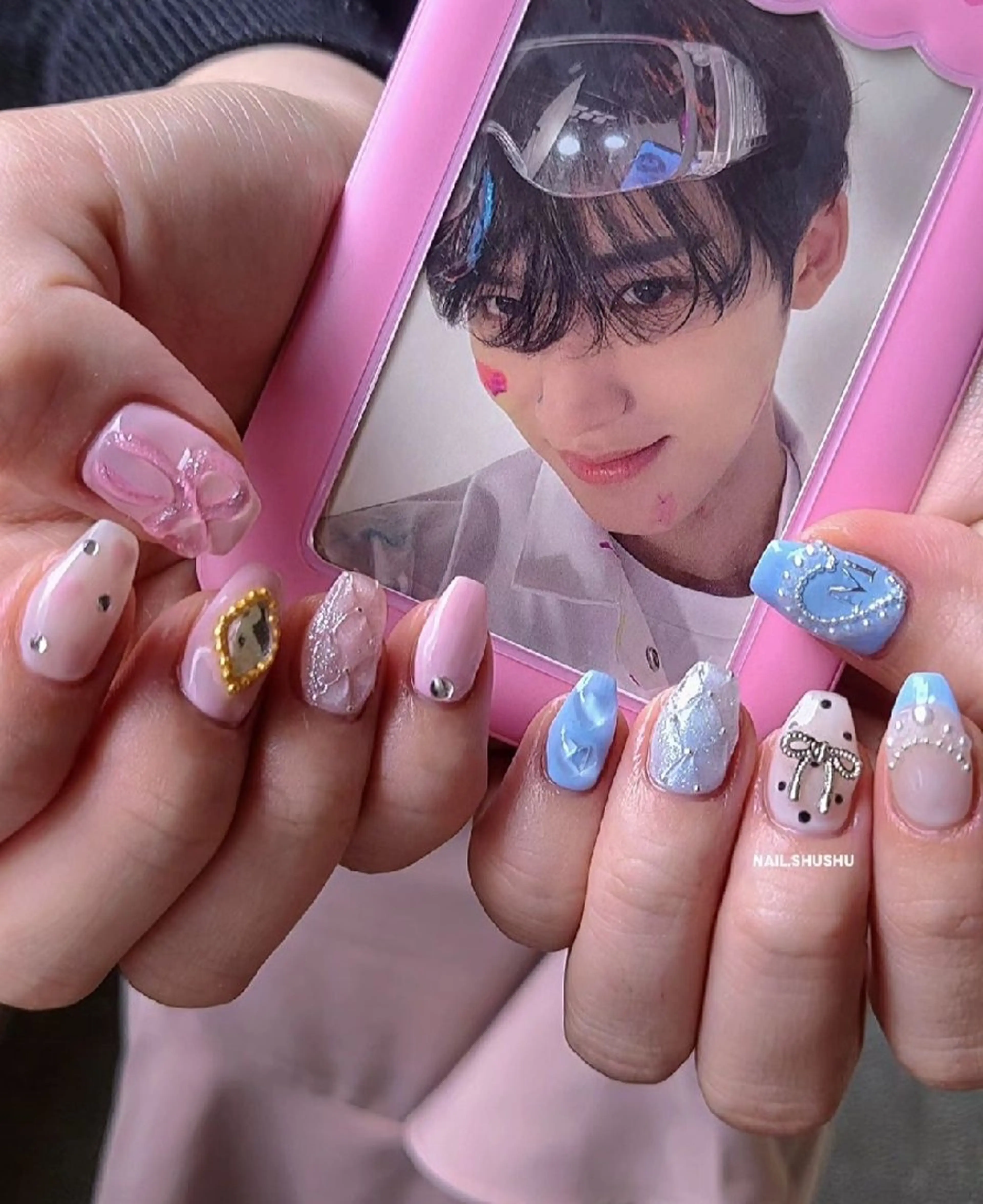 ネイル 3dパーツ/流行り 👧shushu❤️のネイルデザイン