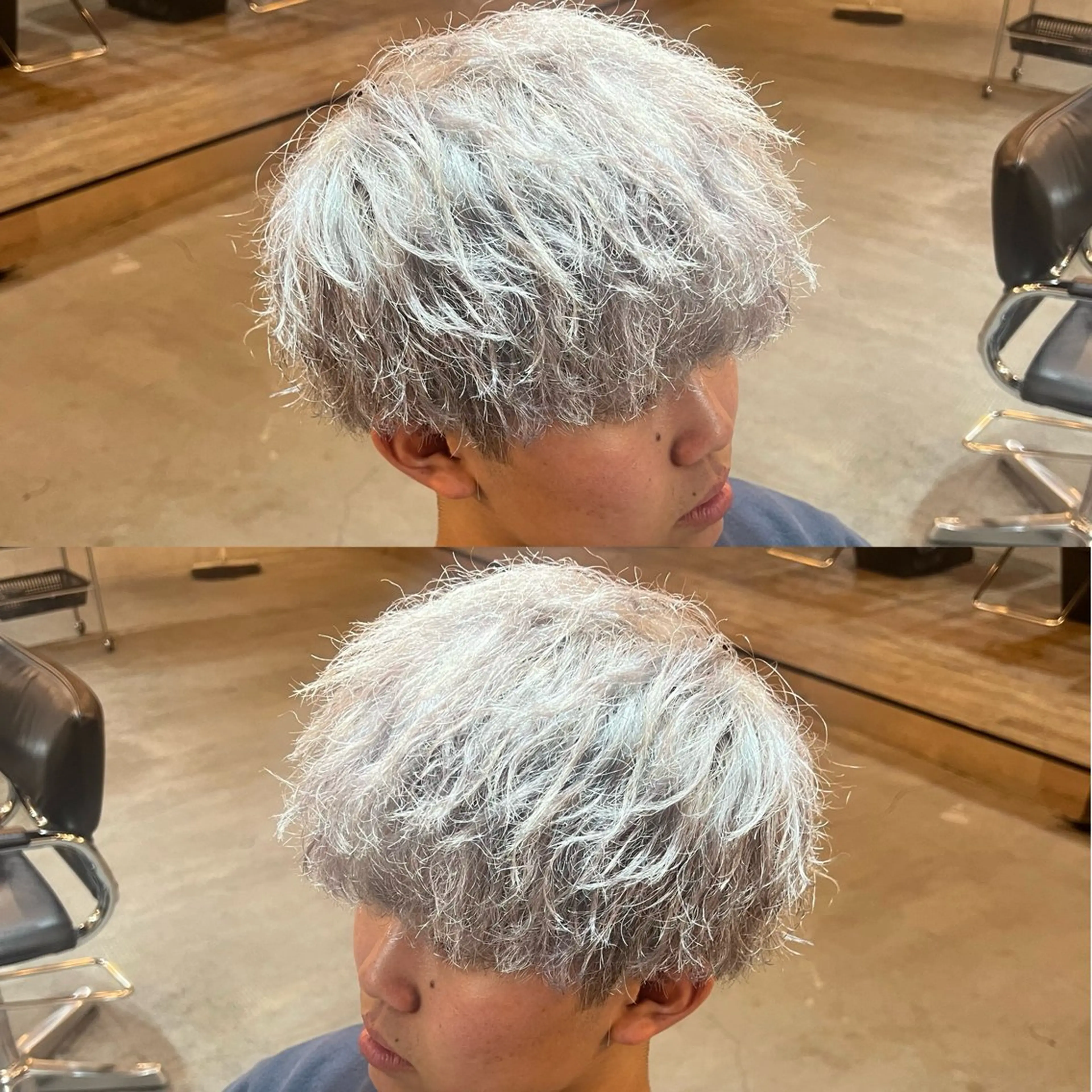 ショート カラー メンズ センターパート職人 店長/TSUBASAのヘアスタイル