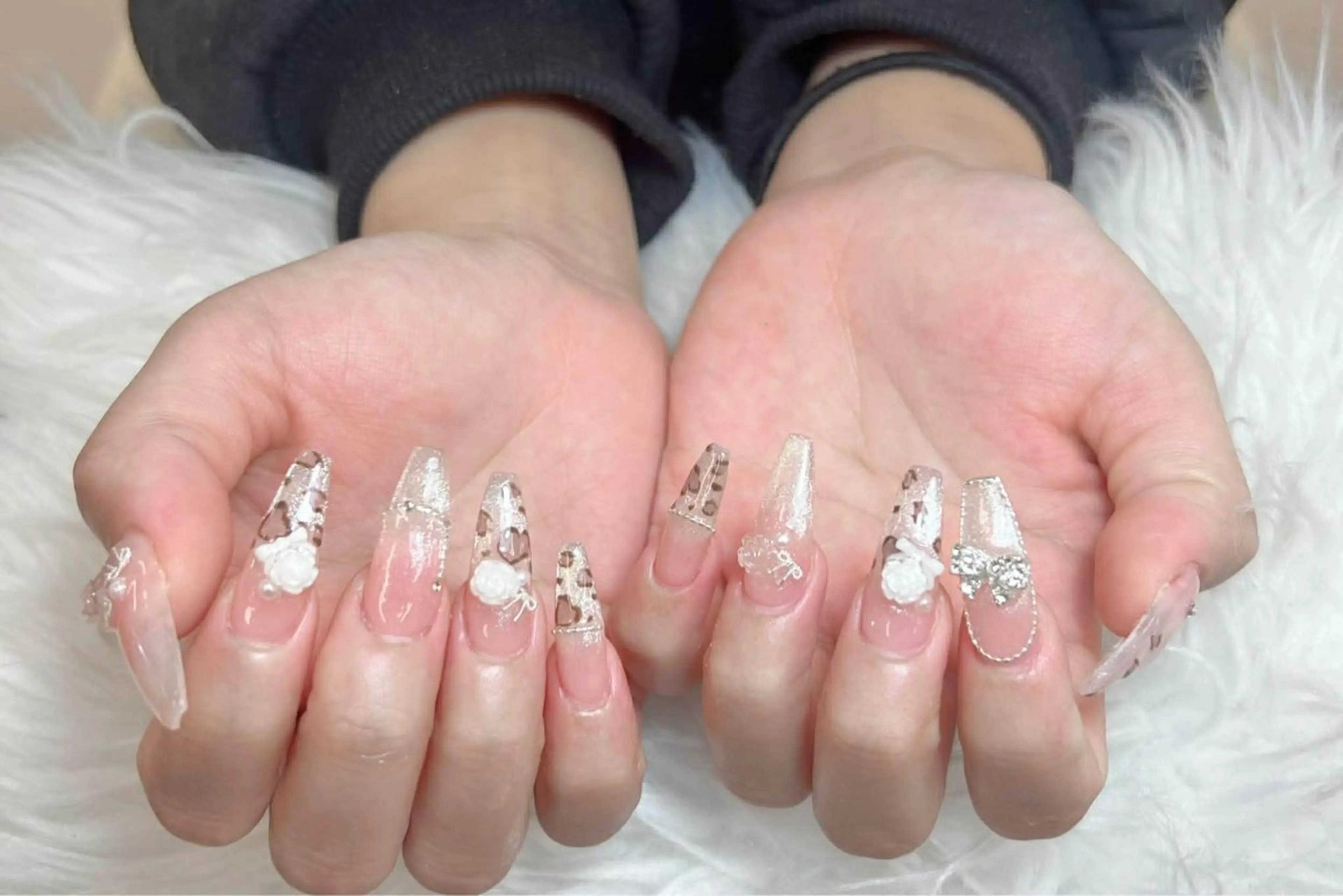 ネイル ハンドネイル ゴテゴテネイル JRのネイルデザイン