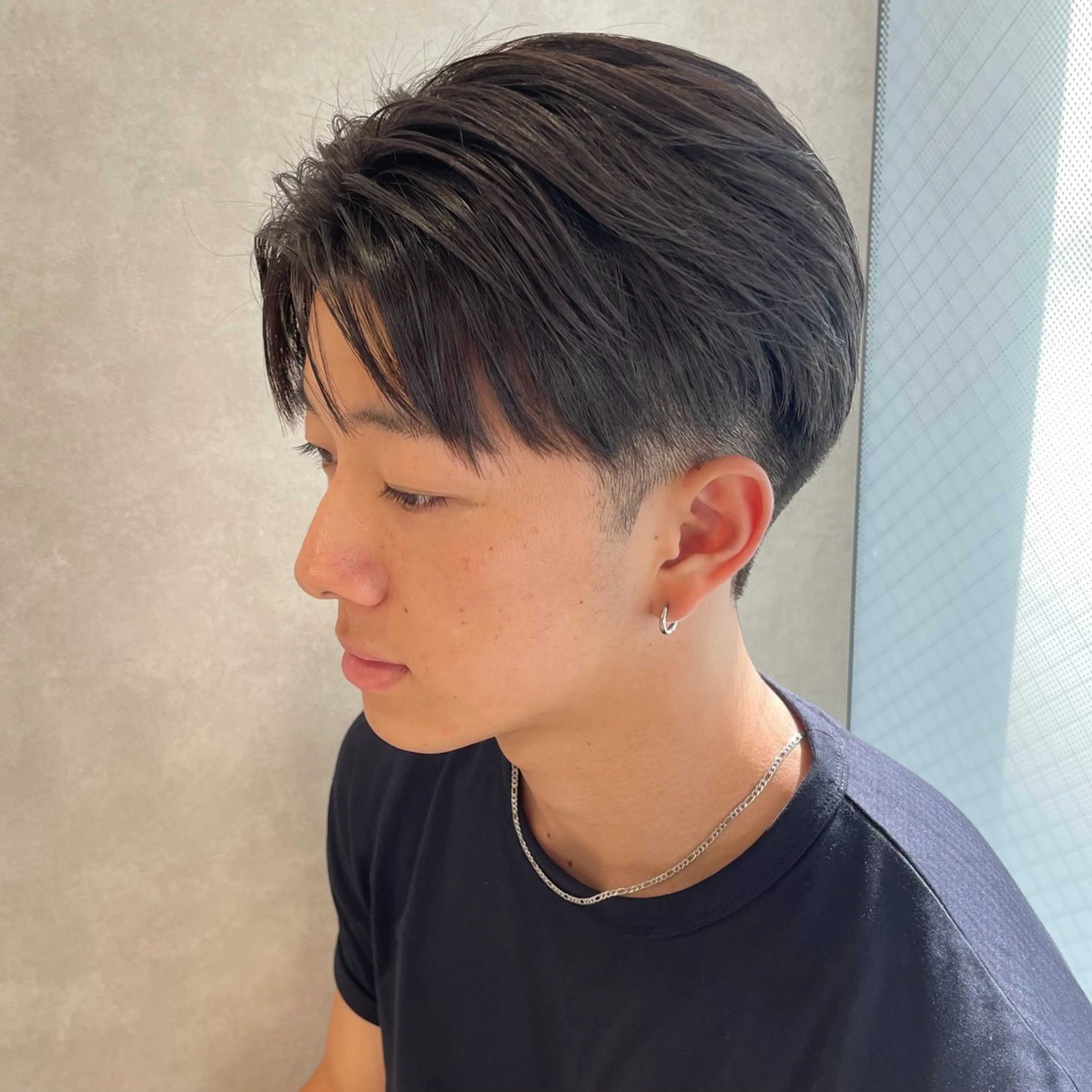 パーマ メンズ ダウンパーマ特化💎 ボブ・レイヤーりなのヘアスタイル