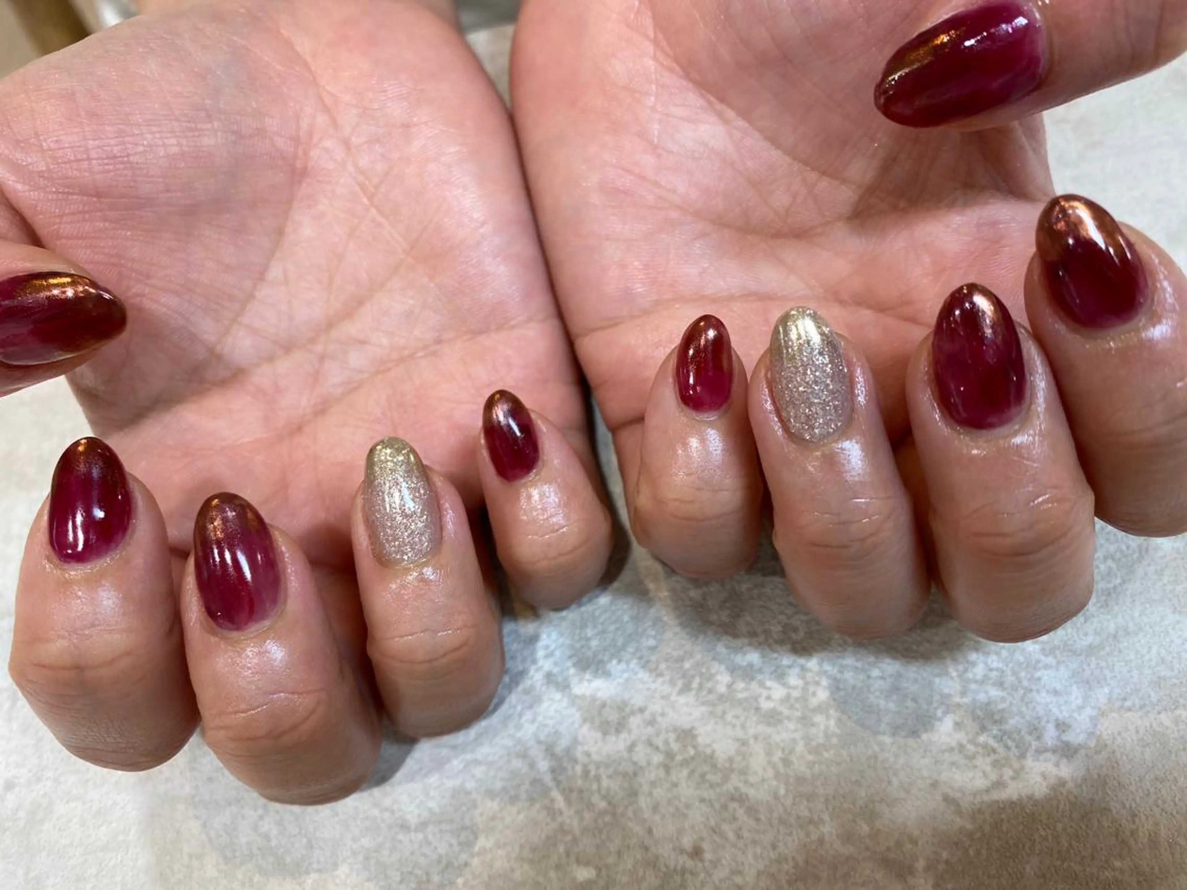 ネイル ニュアンスネイル JurerEye☆ Marikoのネイルデザイン