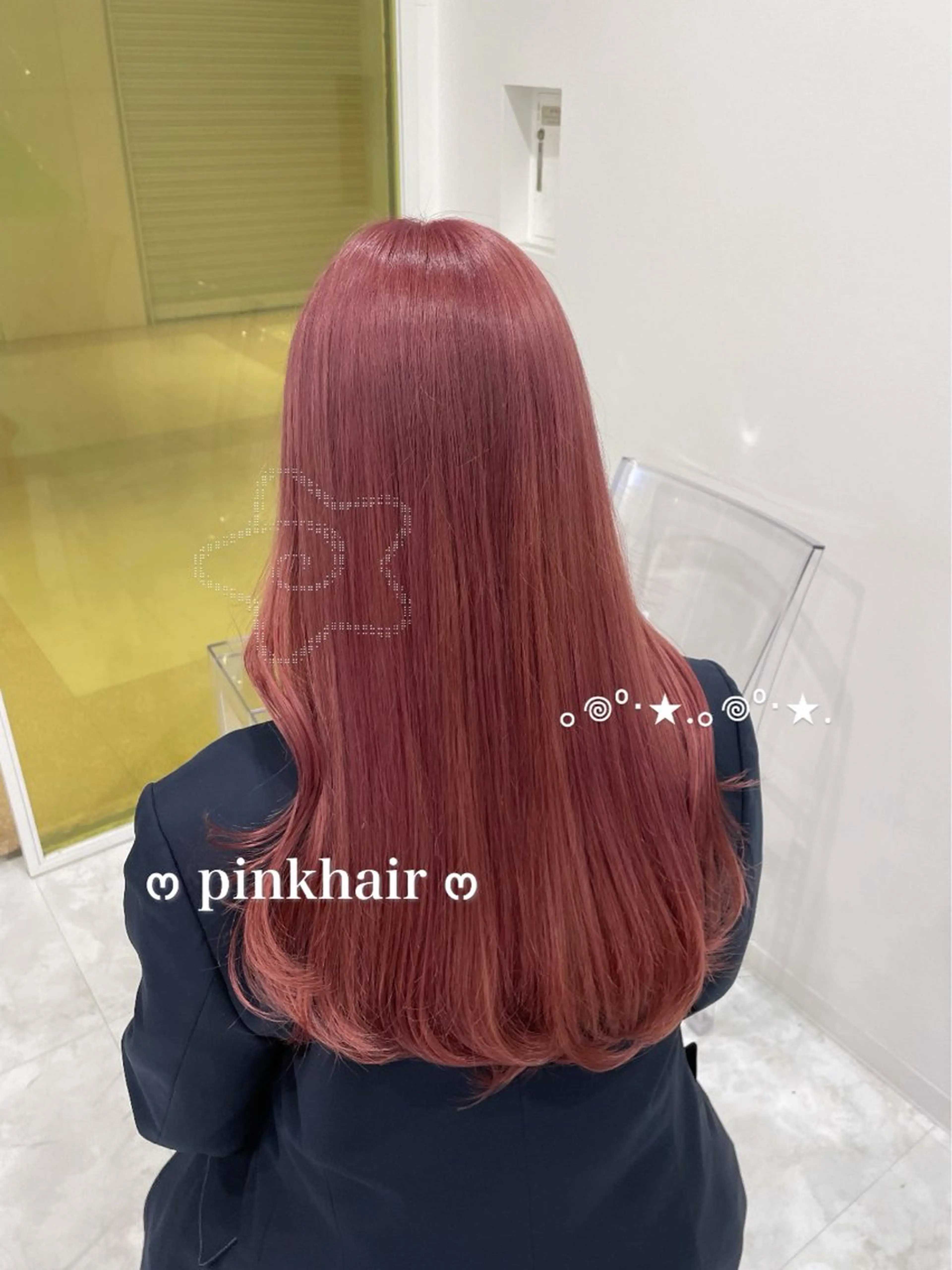 ロング ♡暖色ガーリー/ ピンク/かえで♡のヘアスタイル