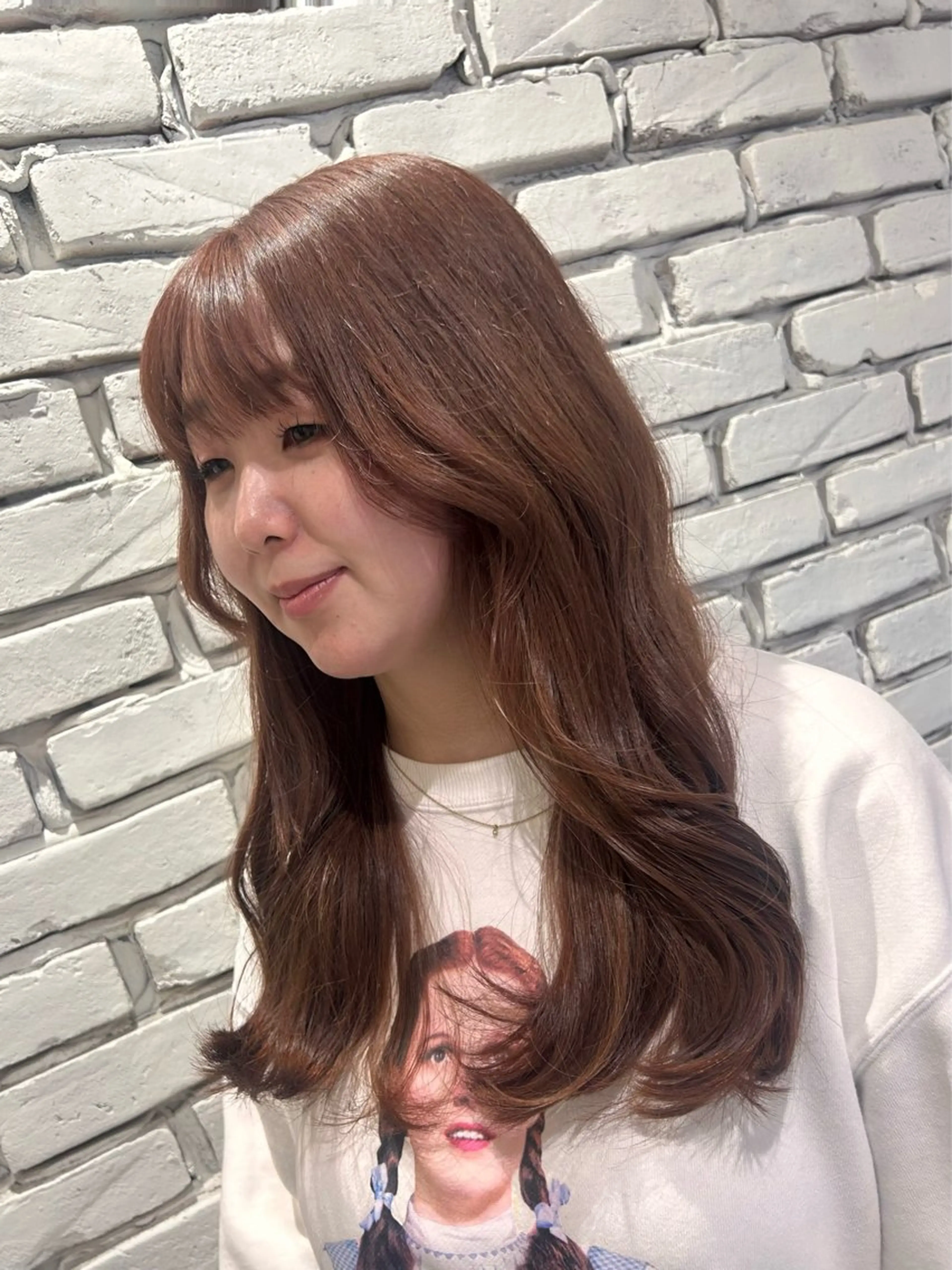 ロング 🤎オリーブカラー× パーマ特化💫森口のヘアスタイル